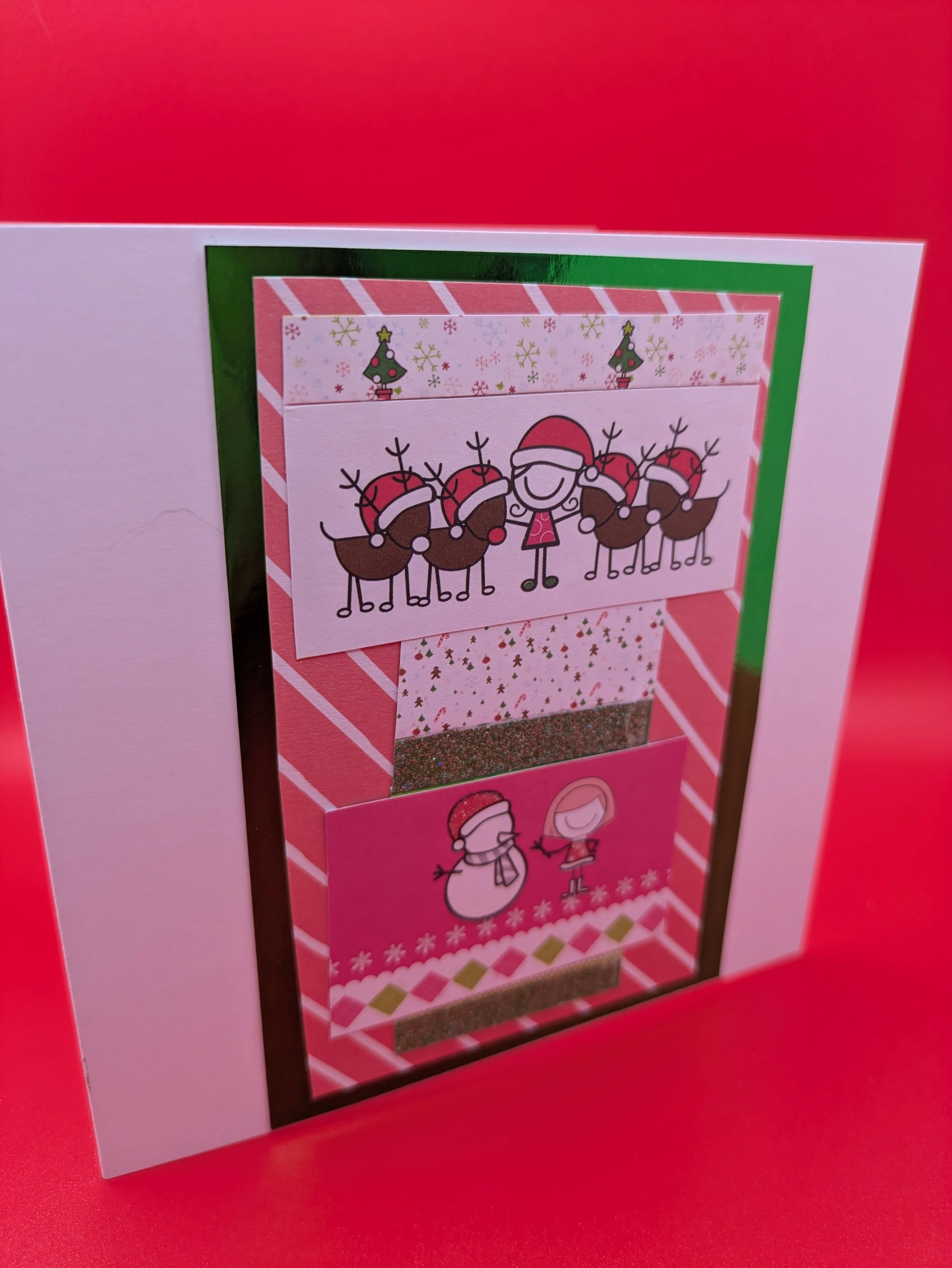 Christmas snowman reindeer pink.jpg