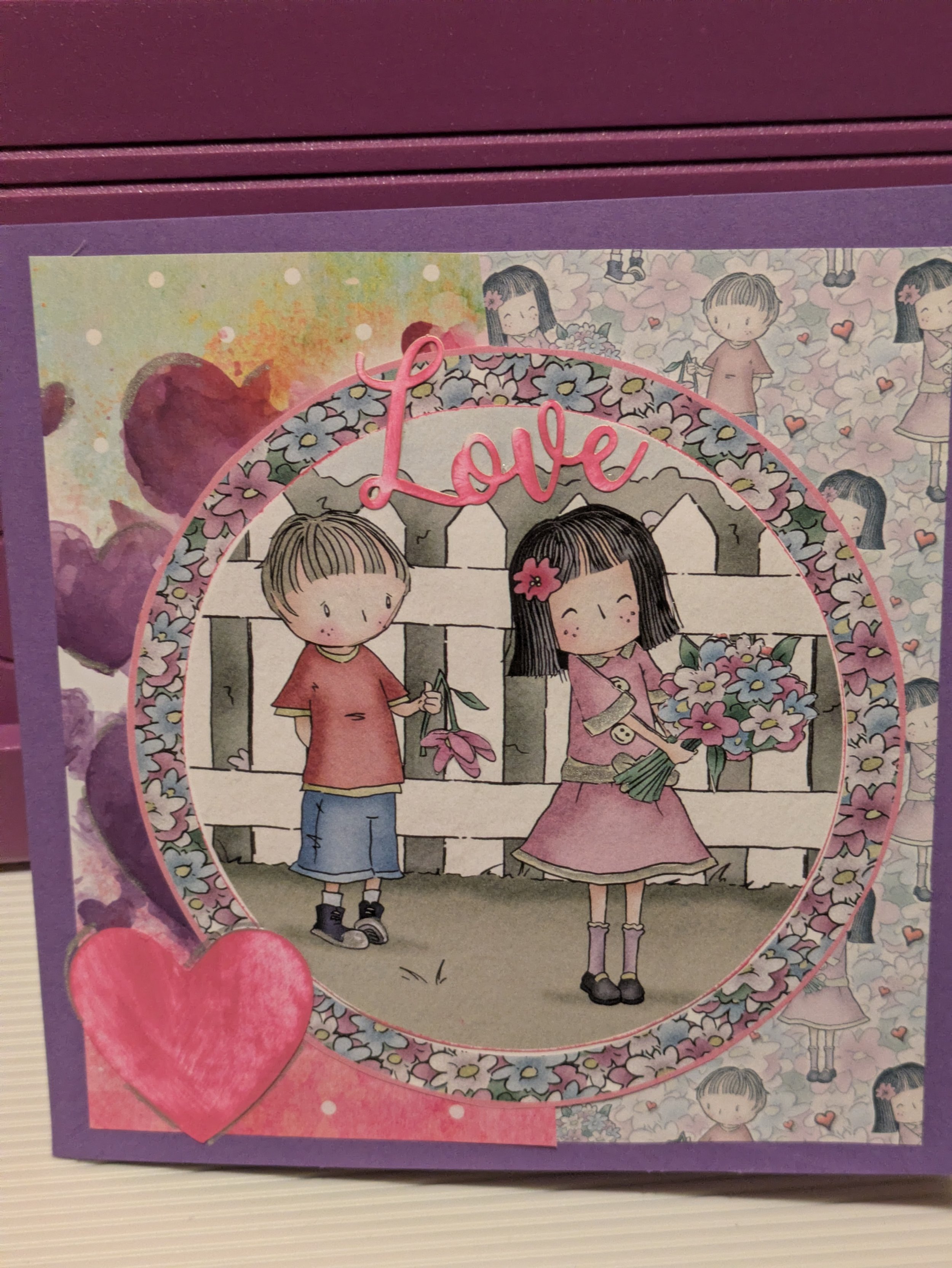 Love circle flowers purple card.jpg
