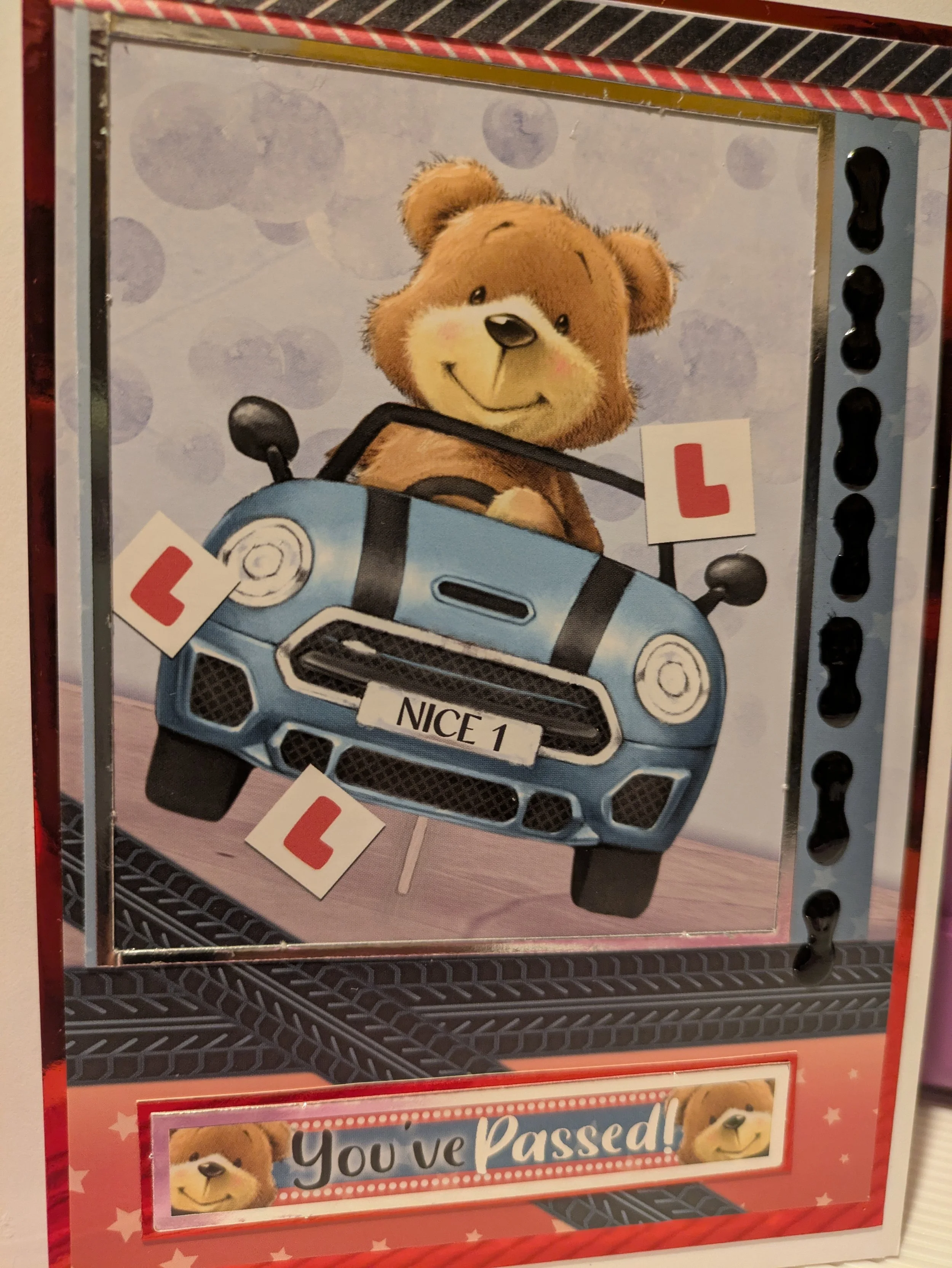 You Passed bear car.jpg