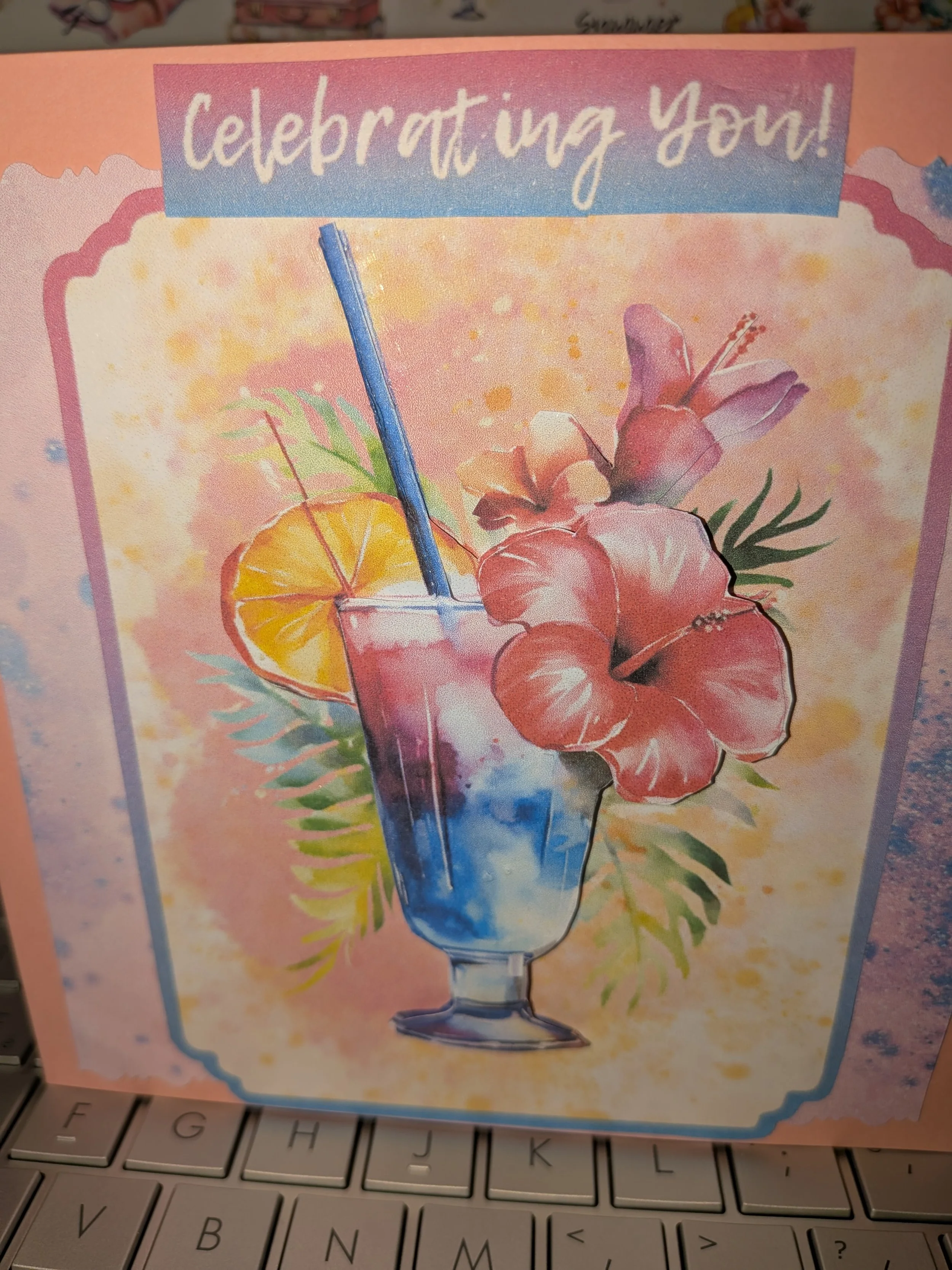 summer drink celebrating you