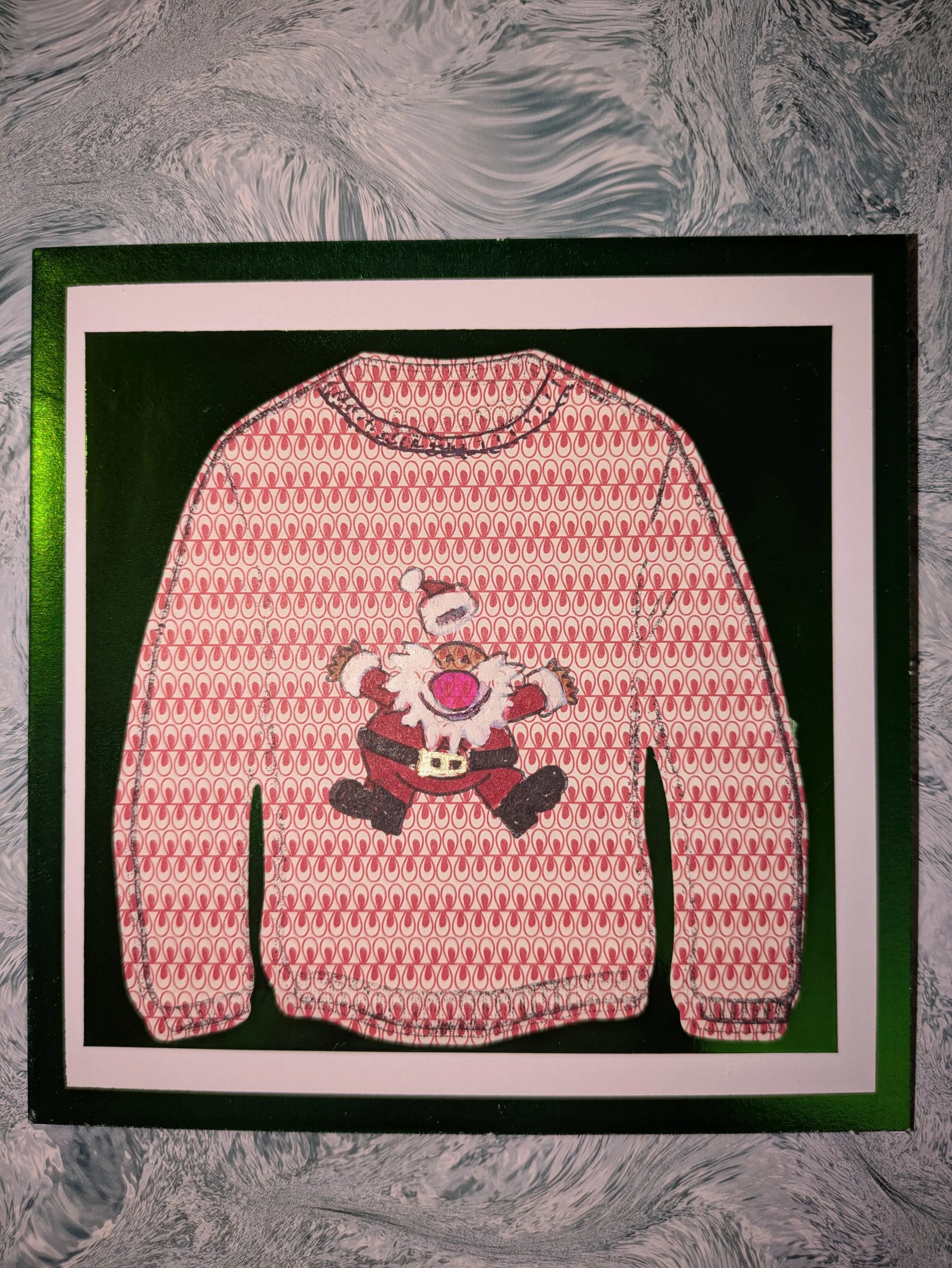Santa knitted red xmas jumper.jpg