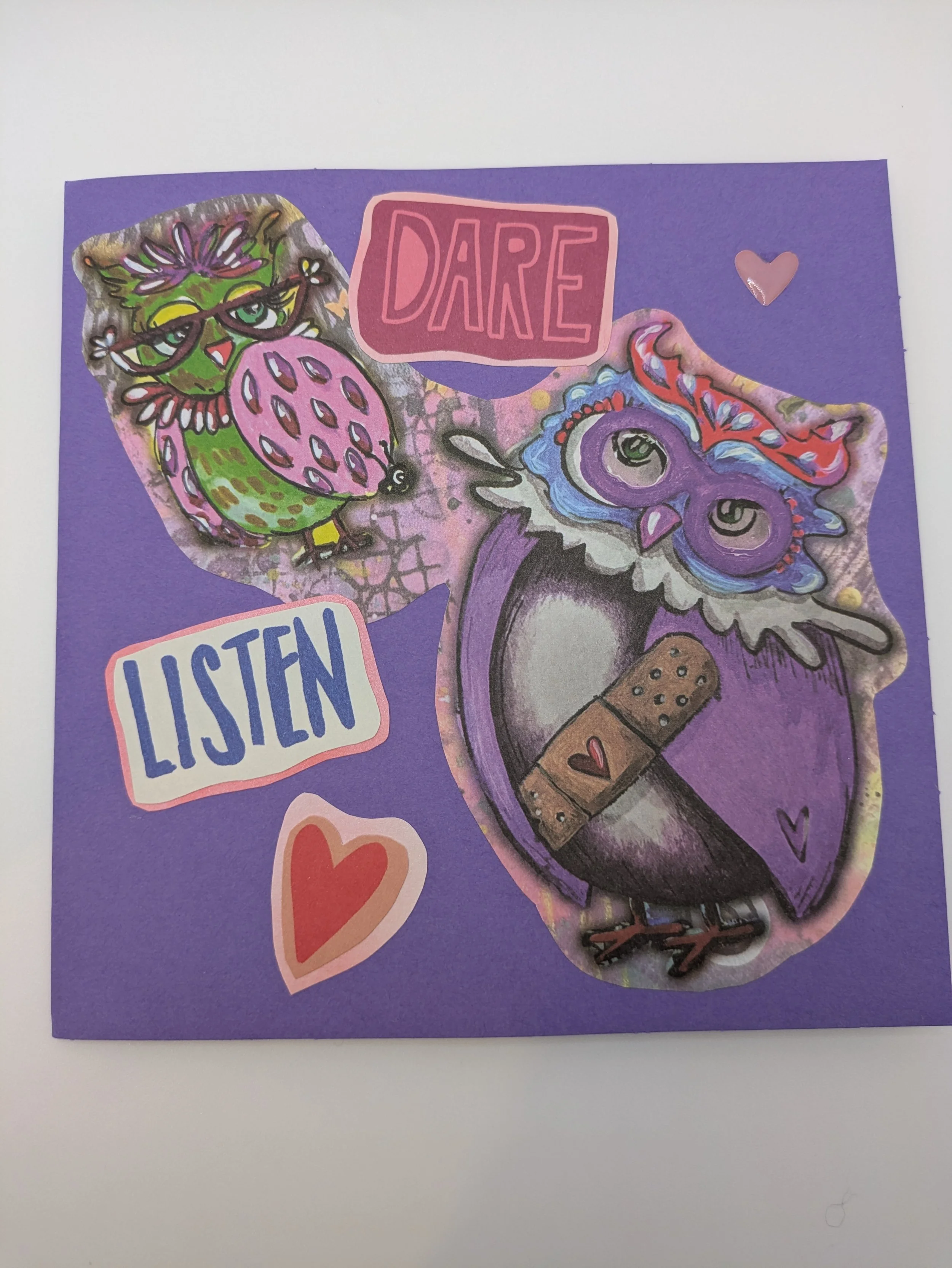 Valentine Owls Dare Listen