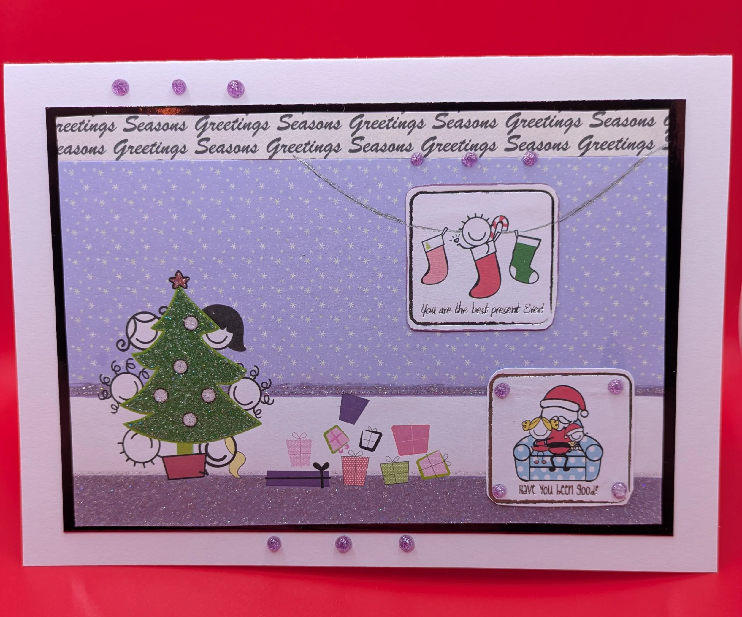 Christmas tree purple card. front.jpg
