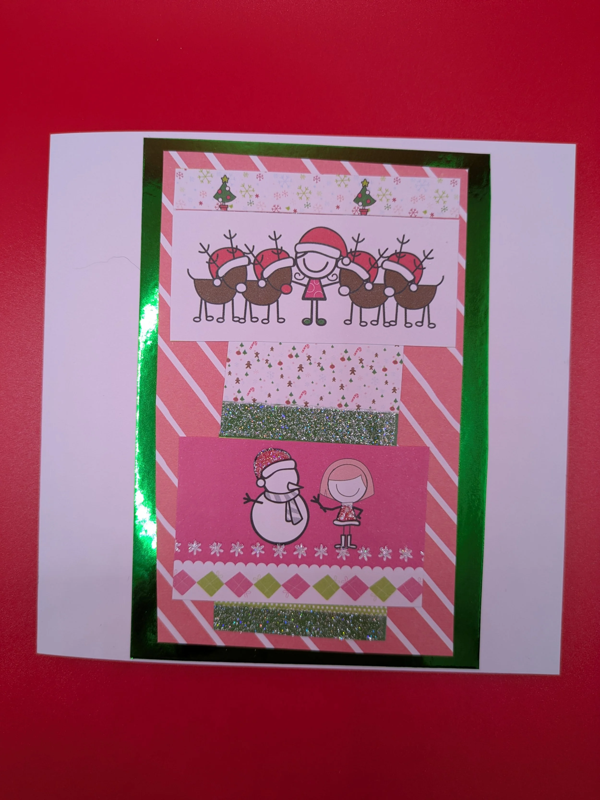 Christmas snowman reindeer pink front.jpg