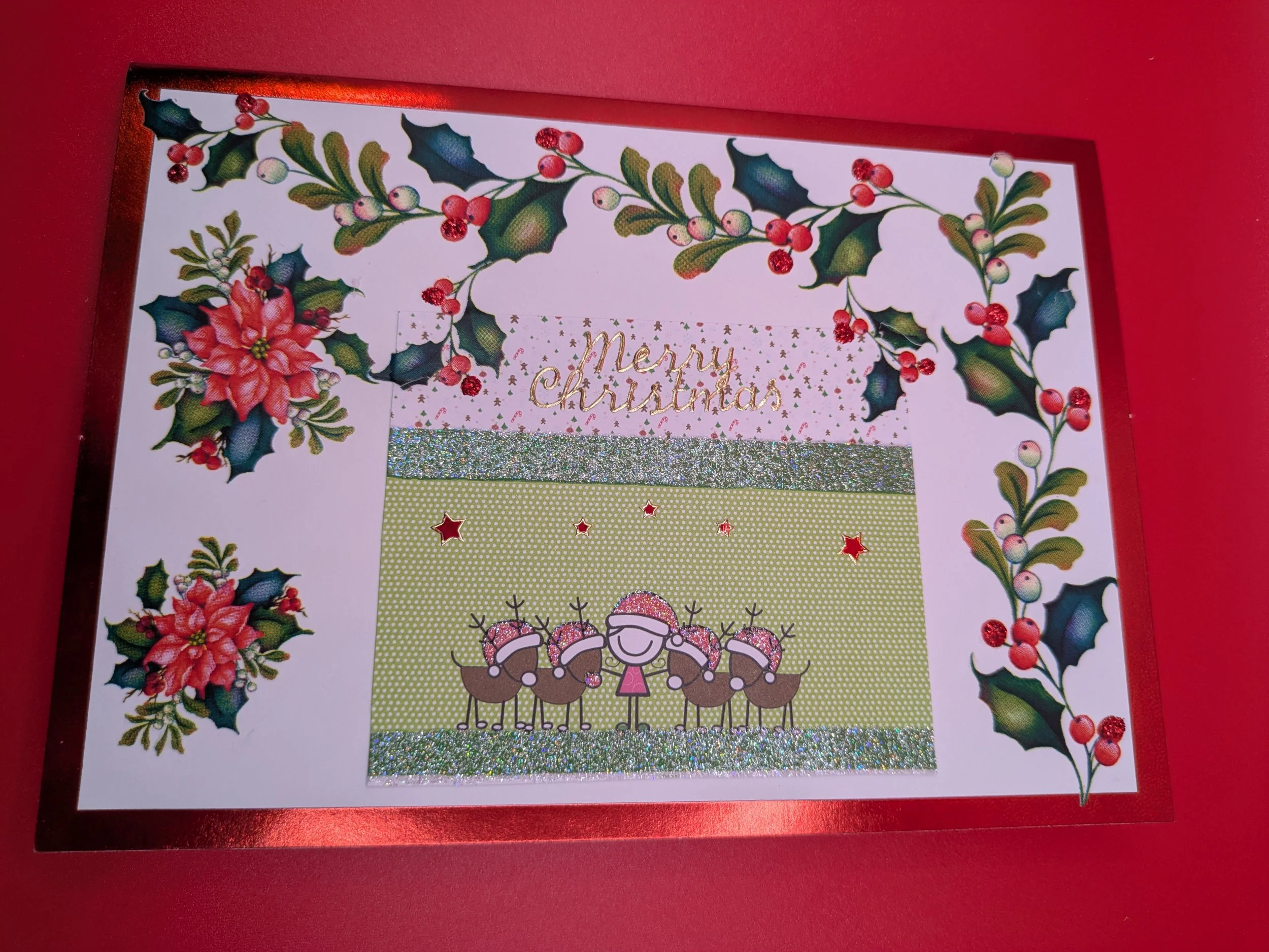 poinsettia merry Christmas with reindeer .jpg