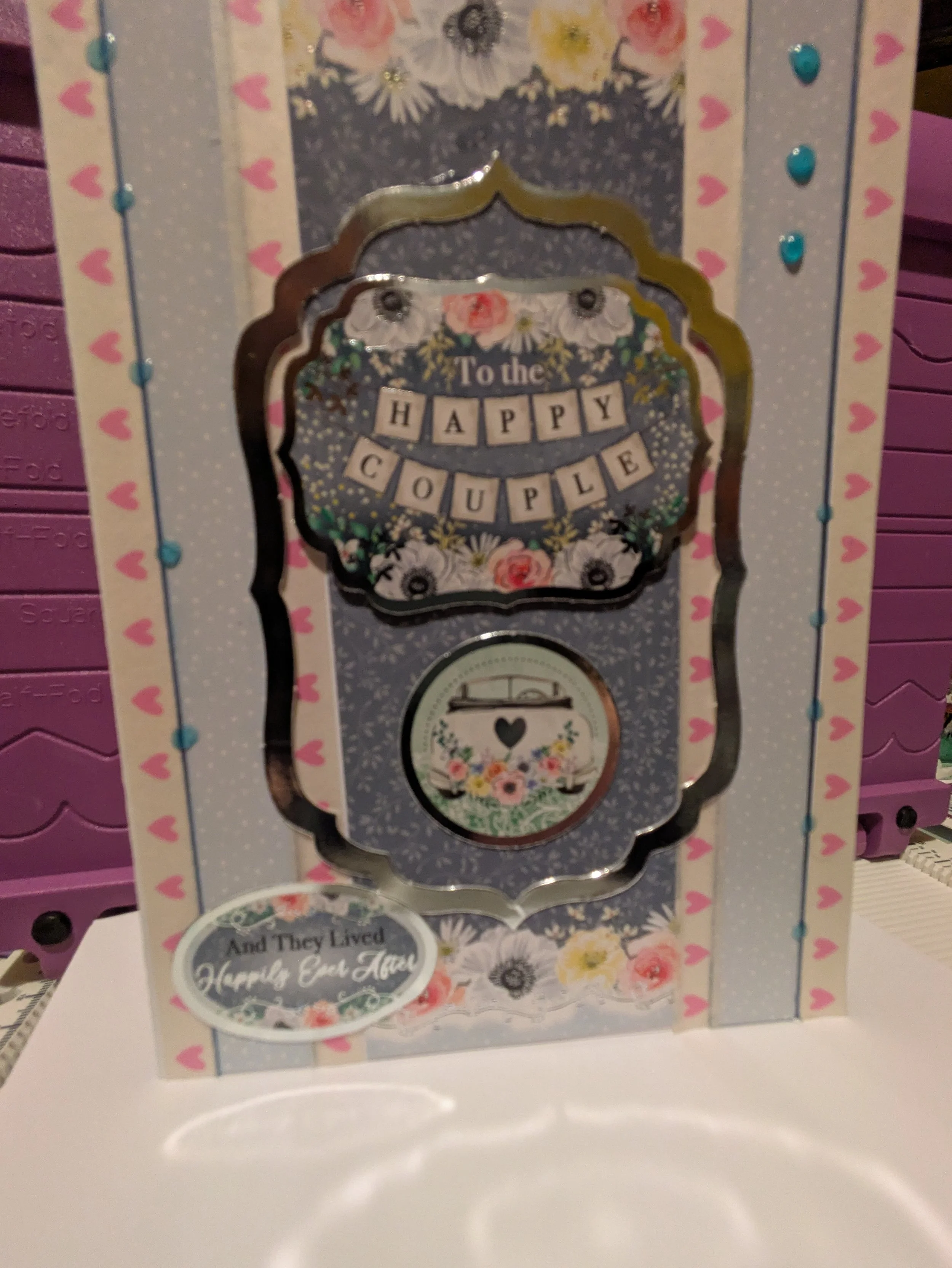 Wedding Happy Couple with an insert