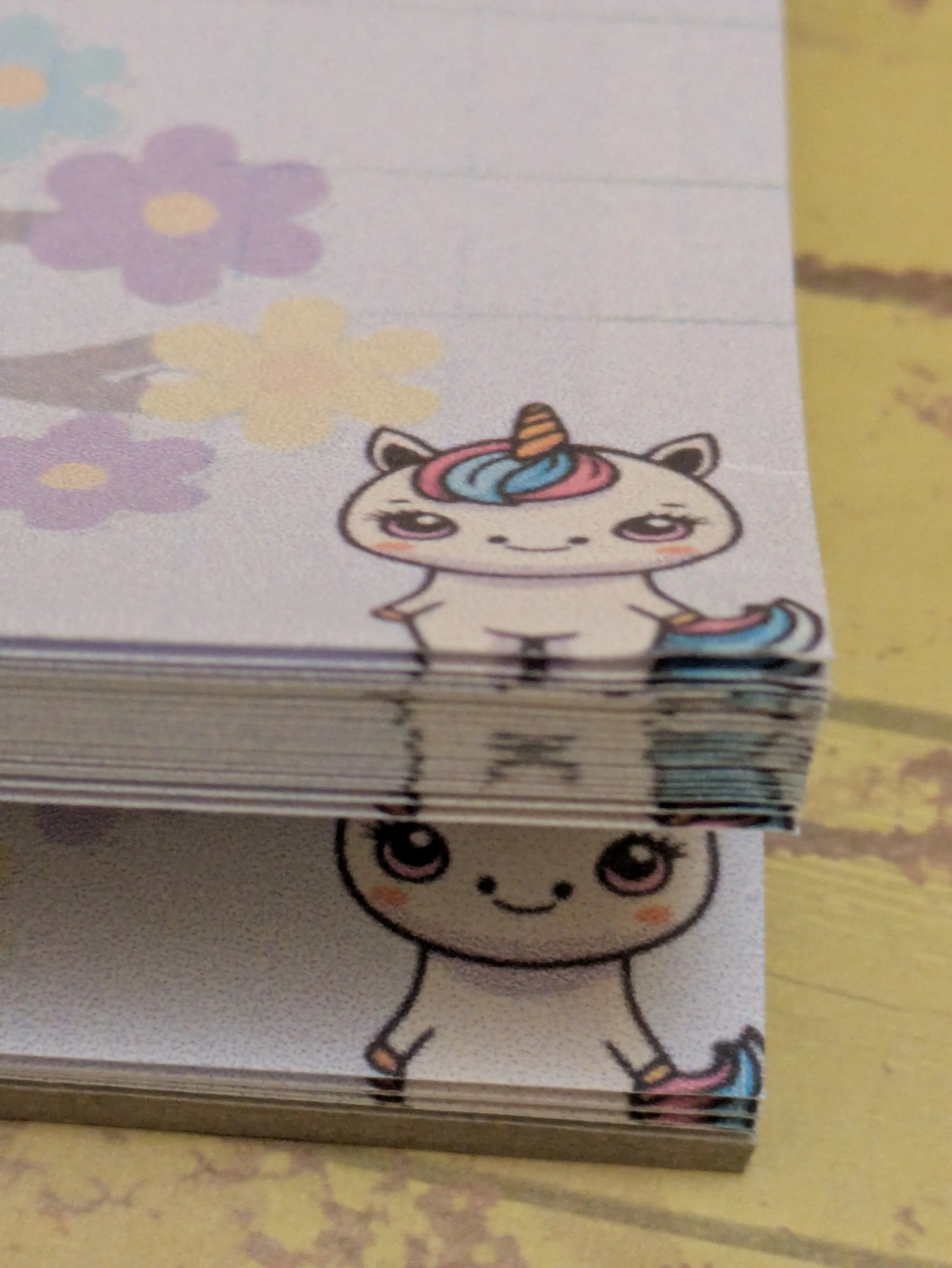 Notepad tall unicorn pages view.jpg