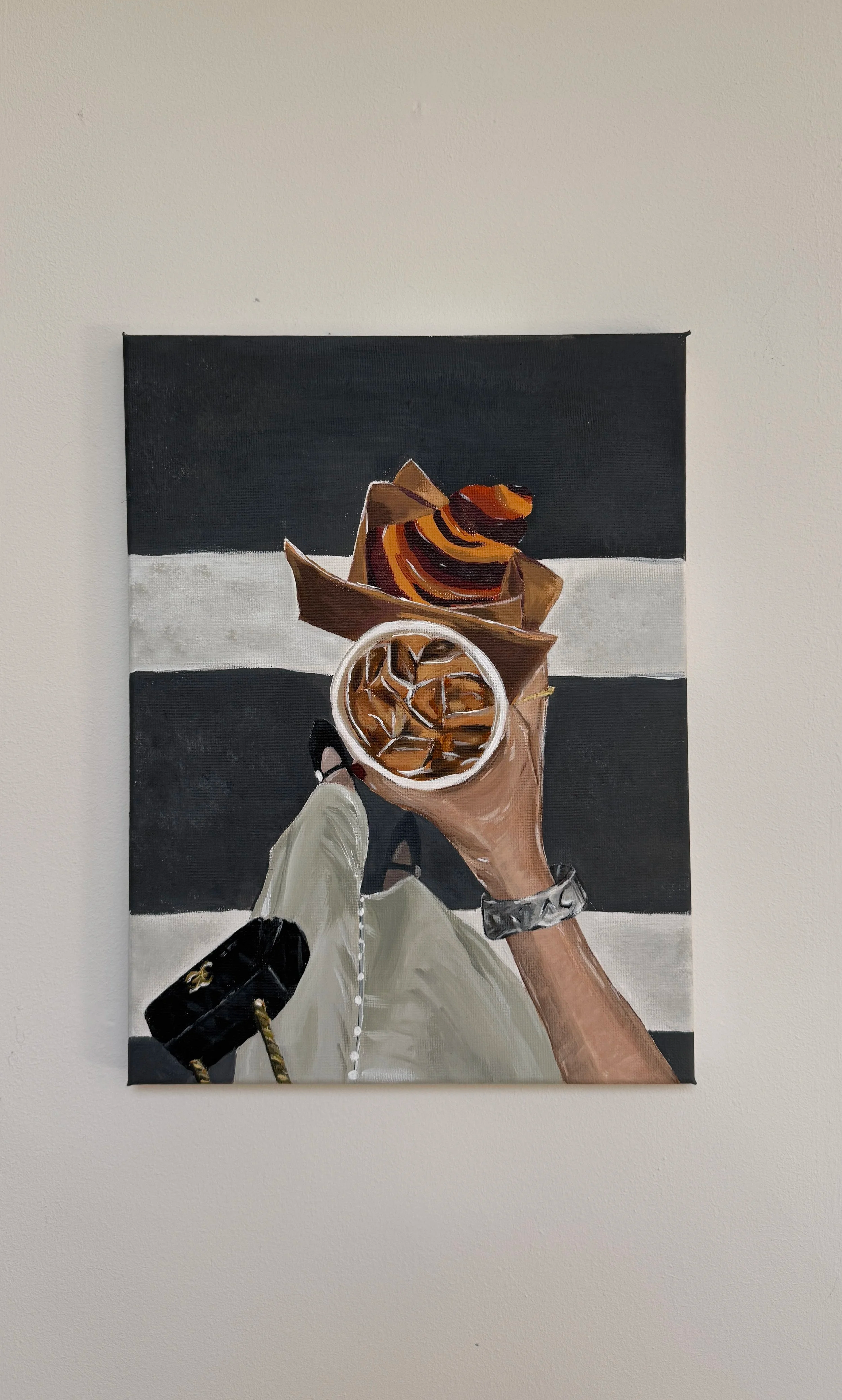 Acrylbild - Coffee & Croissant