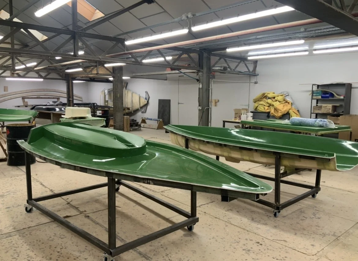 Innovative boats being manufactured at Hartley Boats, in Derby. Supported by The IT Factor for grant funding.