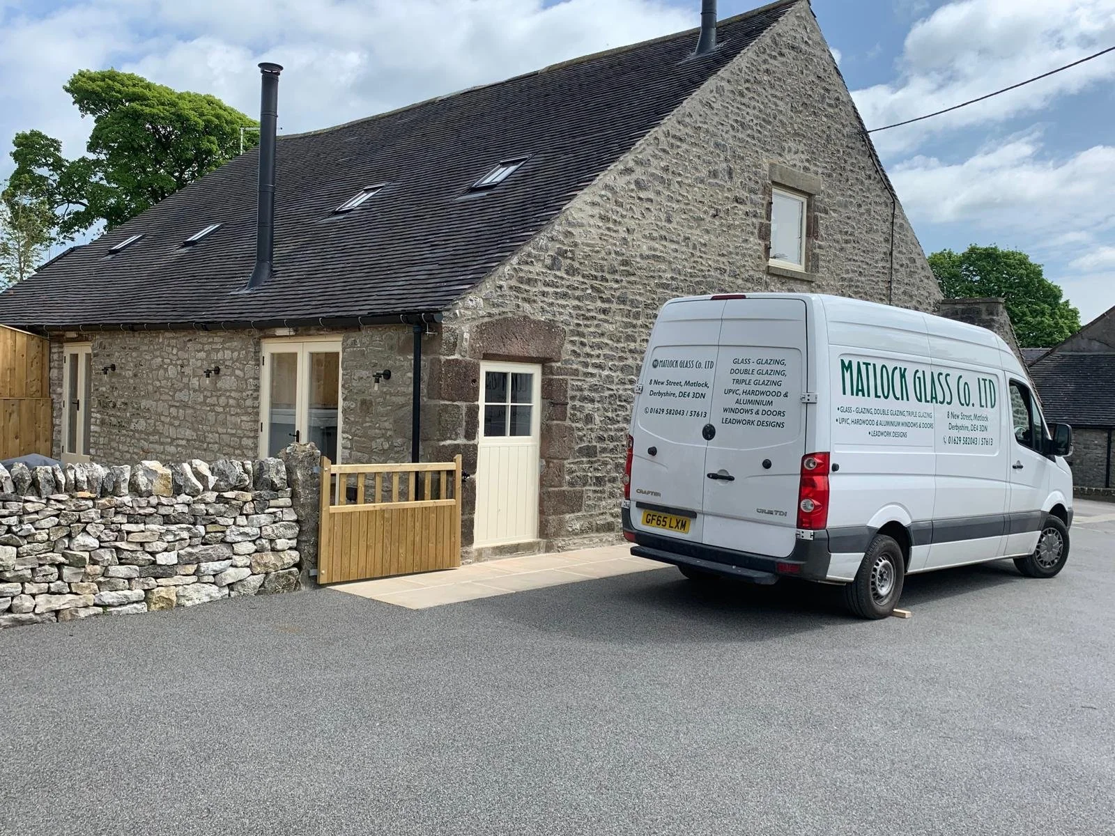 Matlock Glass Co. Ltd supported by the IT Factor for website design.