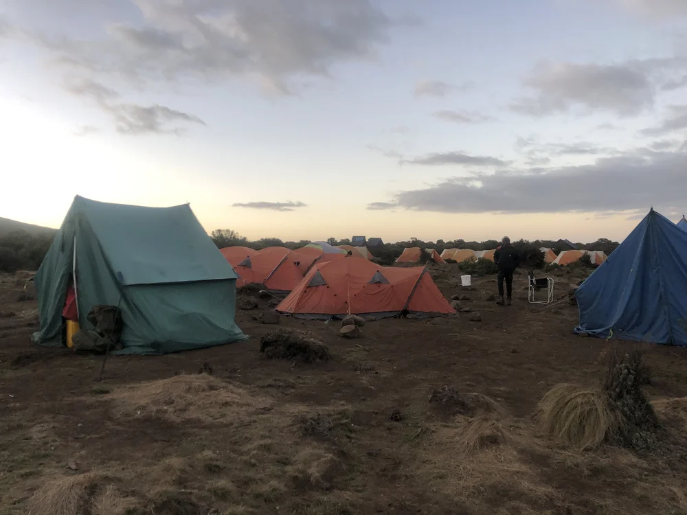 Our campsite at Shira-1