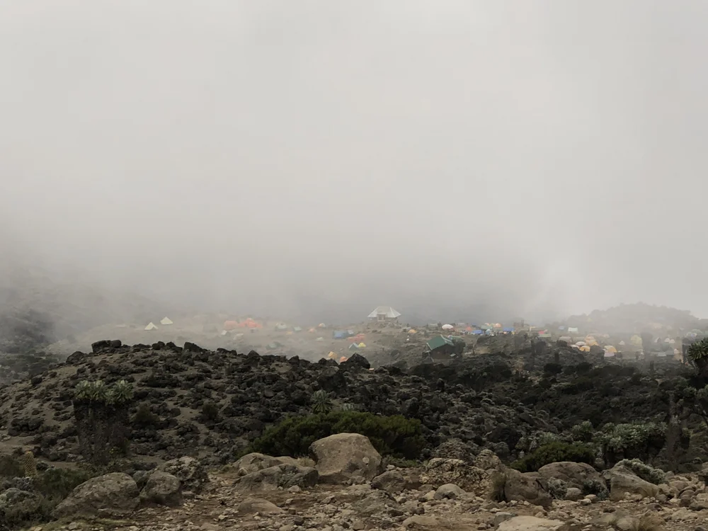 Closing-in on Baranco camp