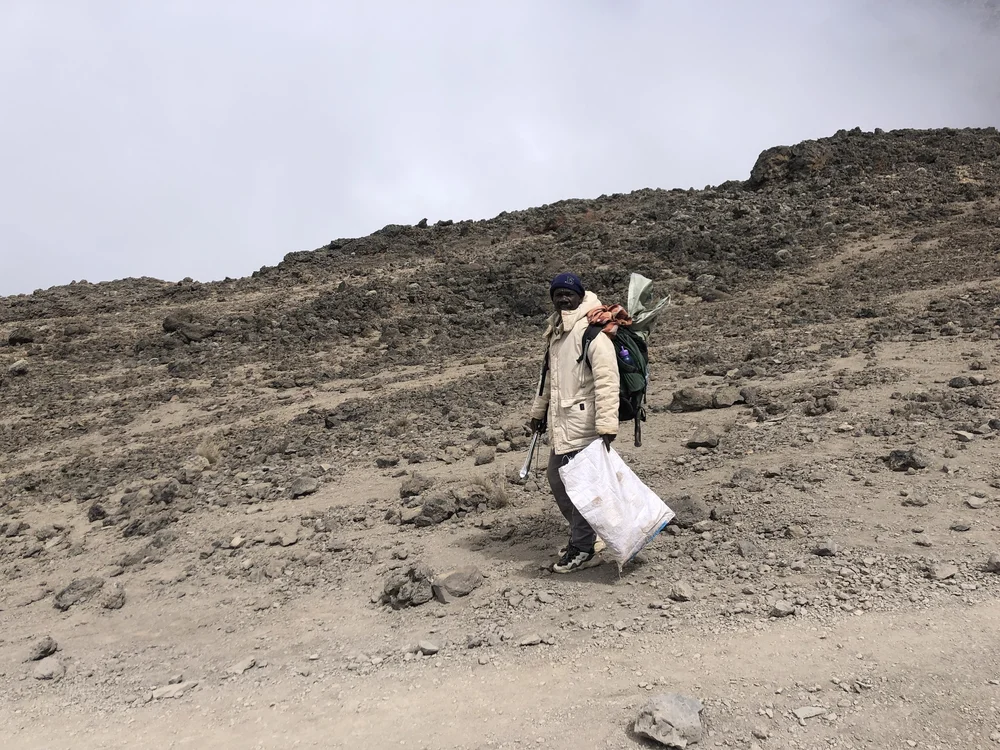 TANAPA has appointed trek cleaners who keep moving on the routes