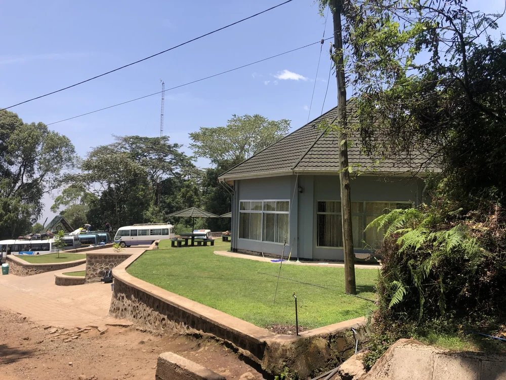 TANAPA office at Mweka Gate (all trekkers have to report here to get the official certificate)