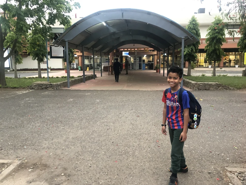 Photo clicked just before entering Kilimanjaro airport