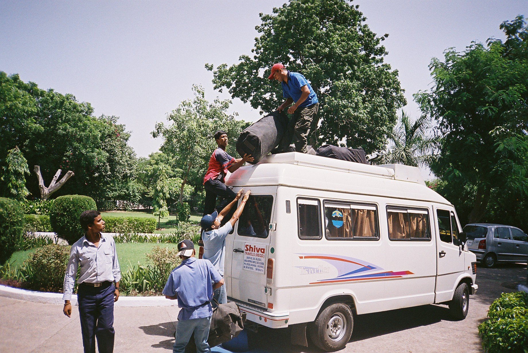 Getting ready to depart from IMF Delhi