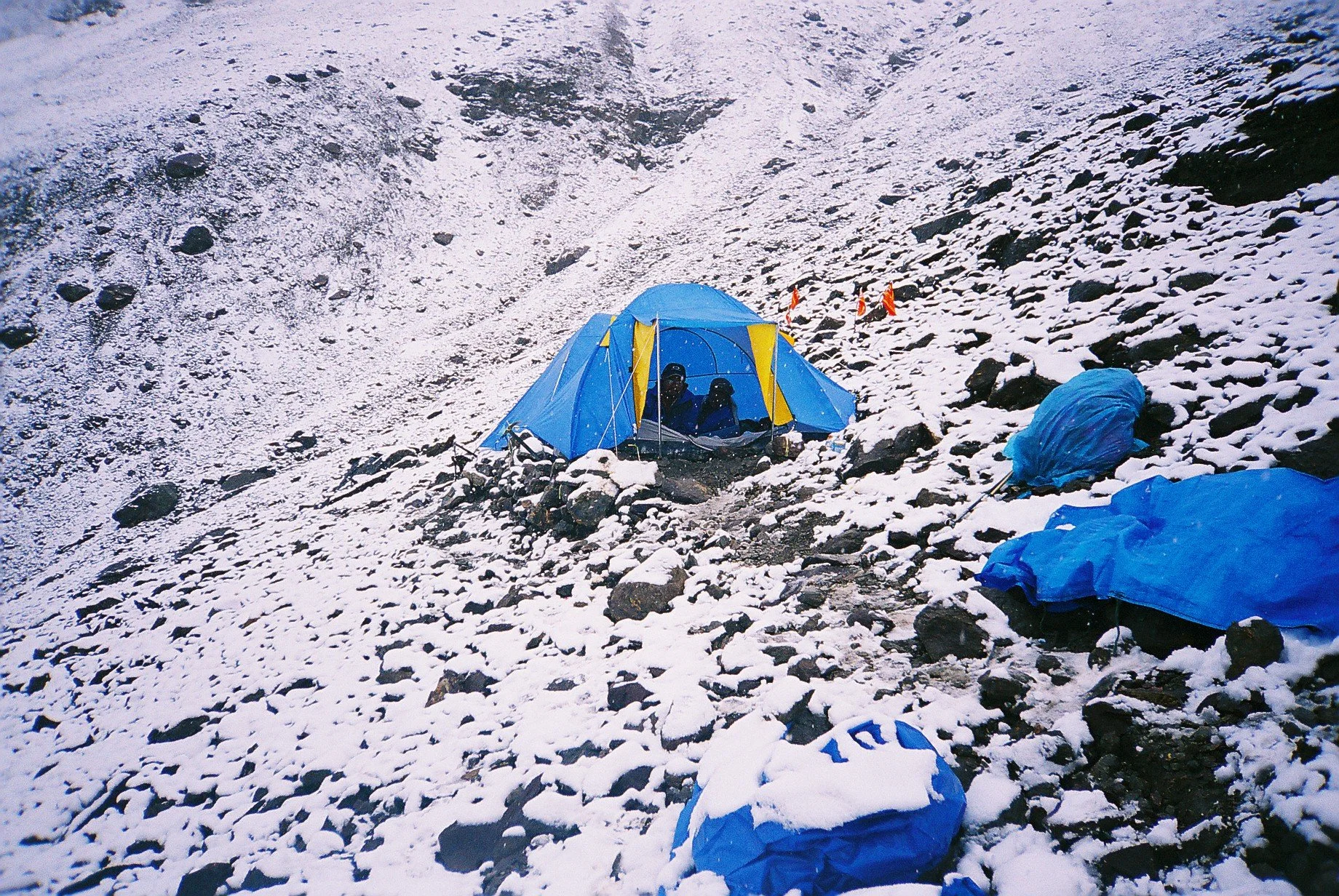 Weather further deteriorated by the time we set up camp-1