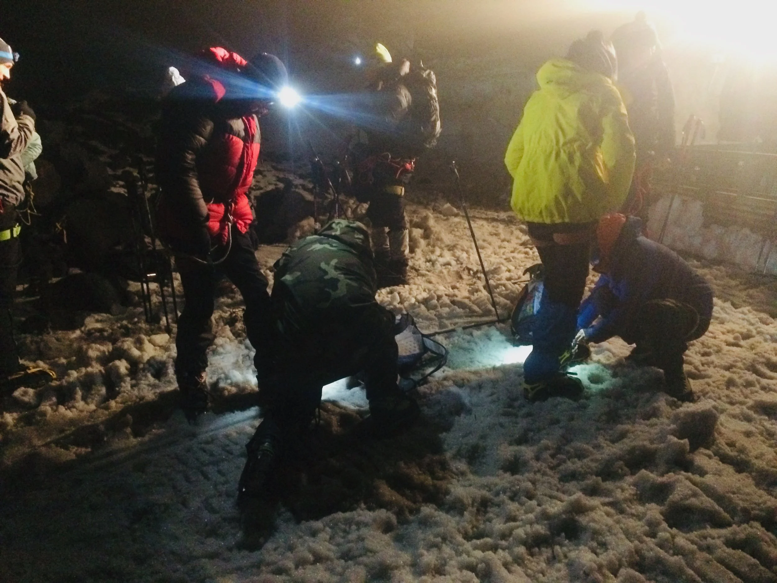 Getting ready for our summit attempt