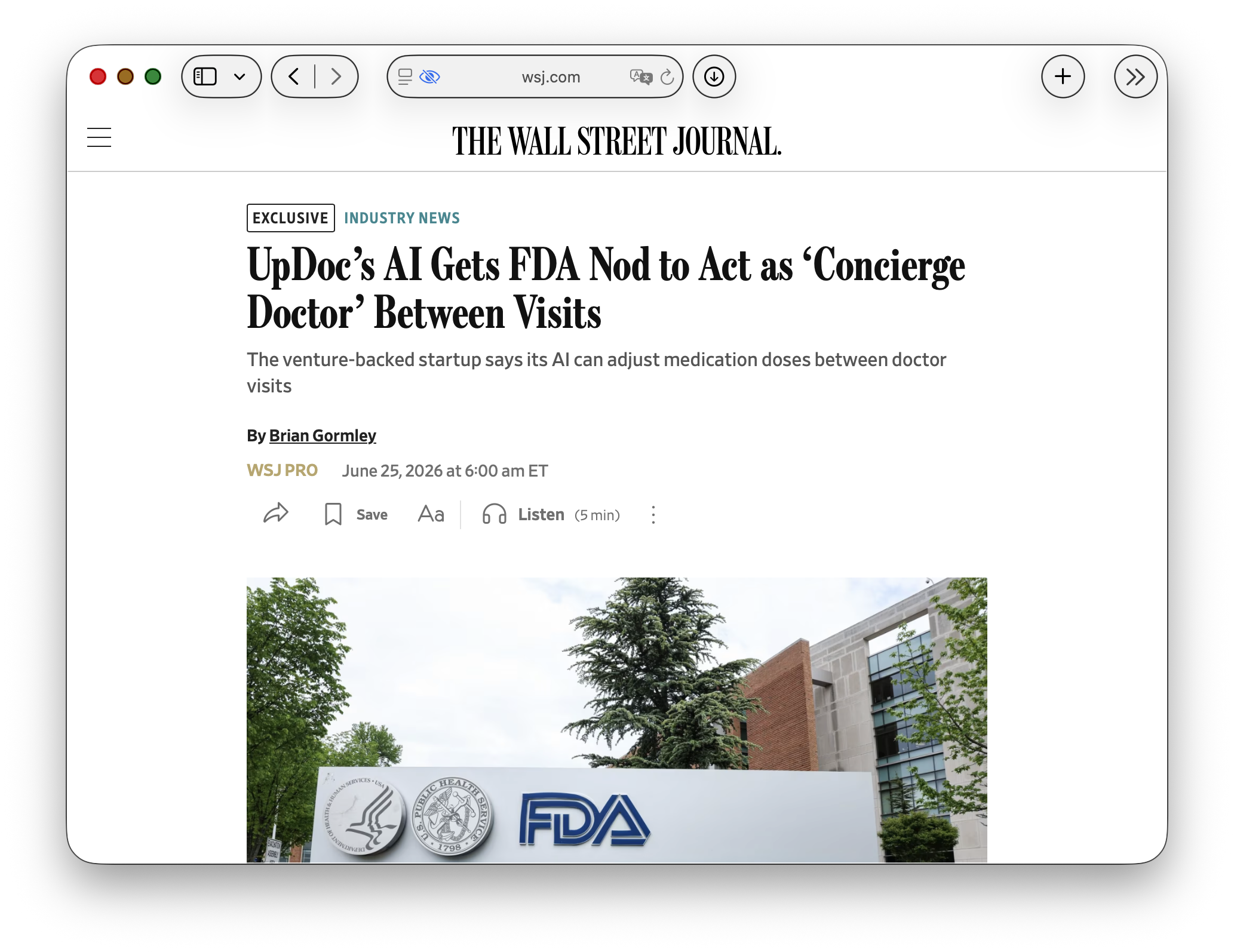 One Step Closer: AI Prescribing Drugs