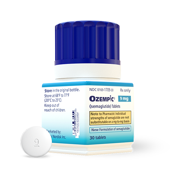 Ozempic pill bottle