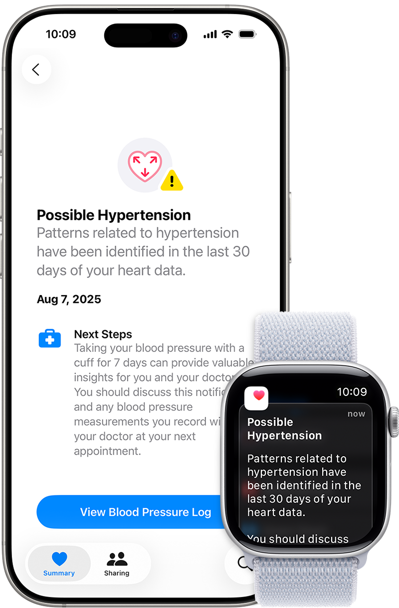 Apple Watch hypertension notifications