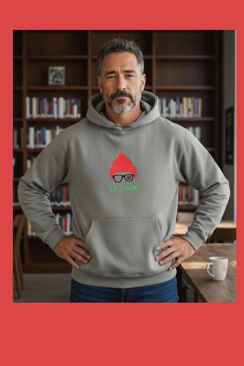 Oh Fudge!    Holiday Hoodie with Movie Magic