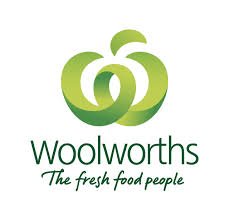 Woolworths logo with slogan "The fresh food people"