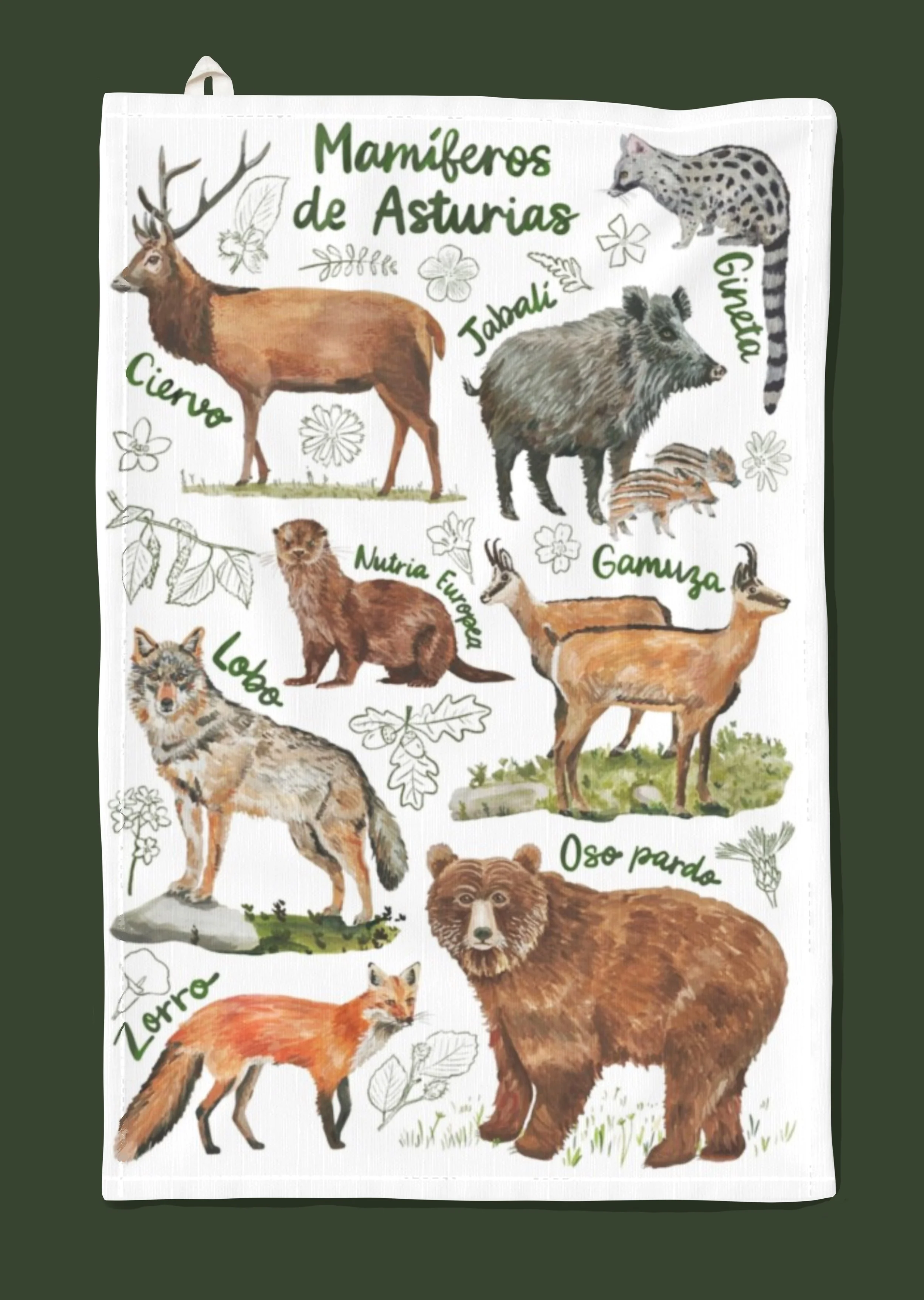 Mamiferos tea towel.jpg