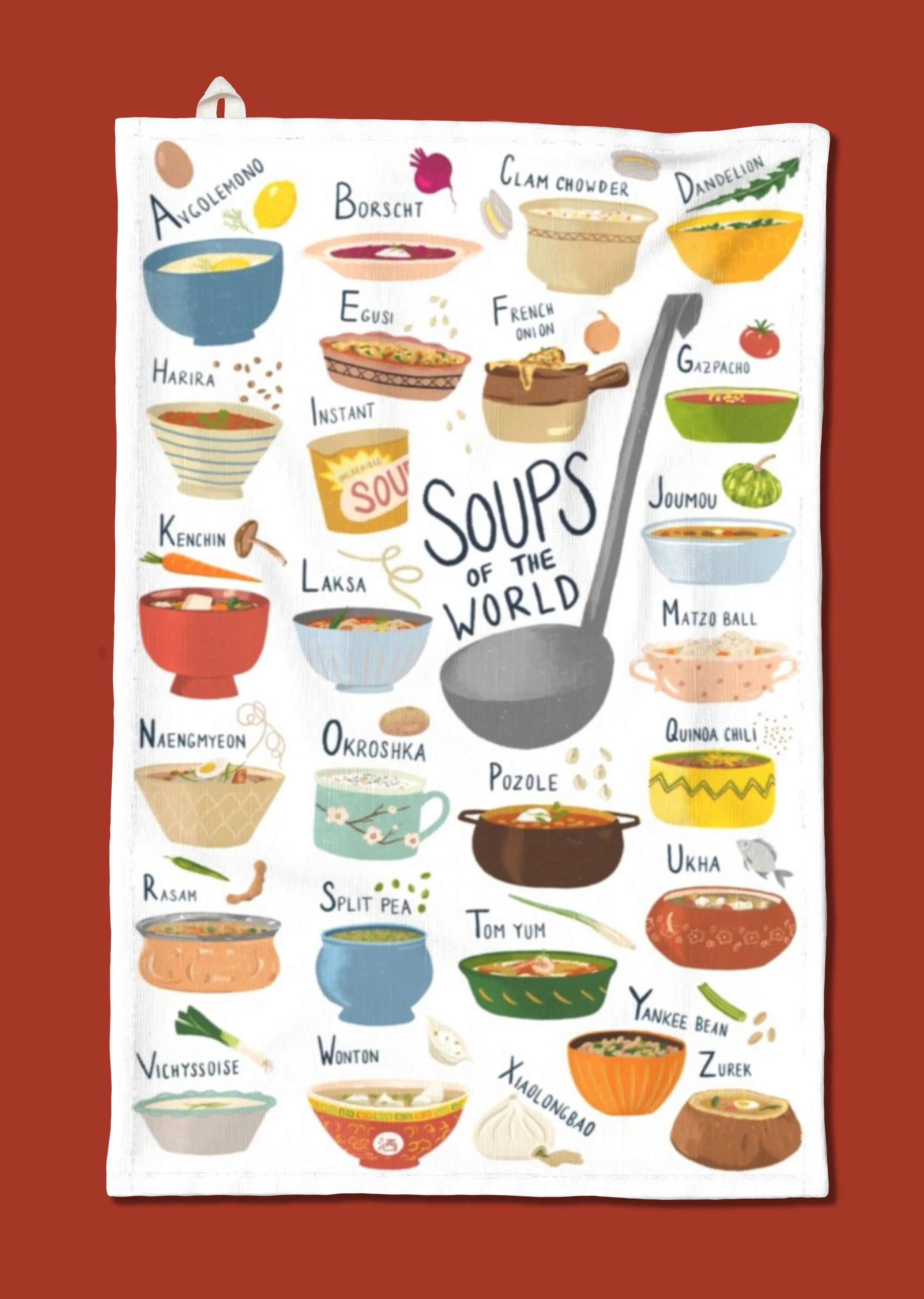 Soups of the World - Paño de Cocina