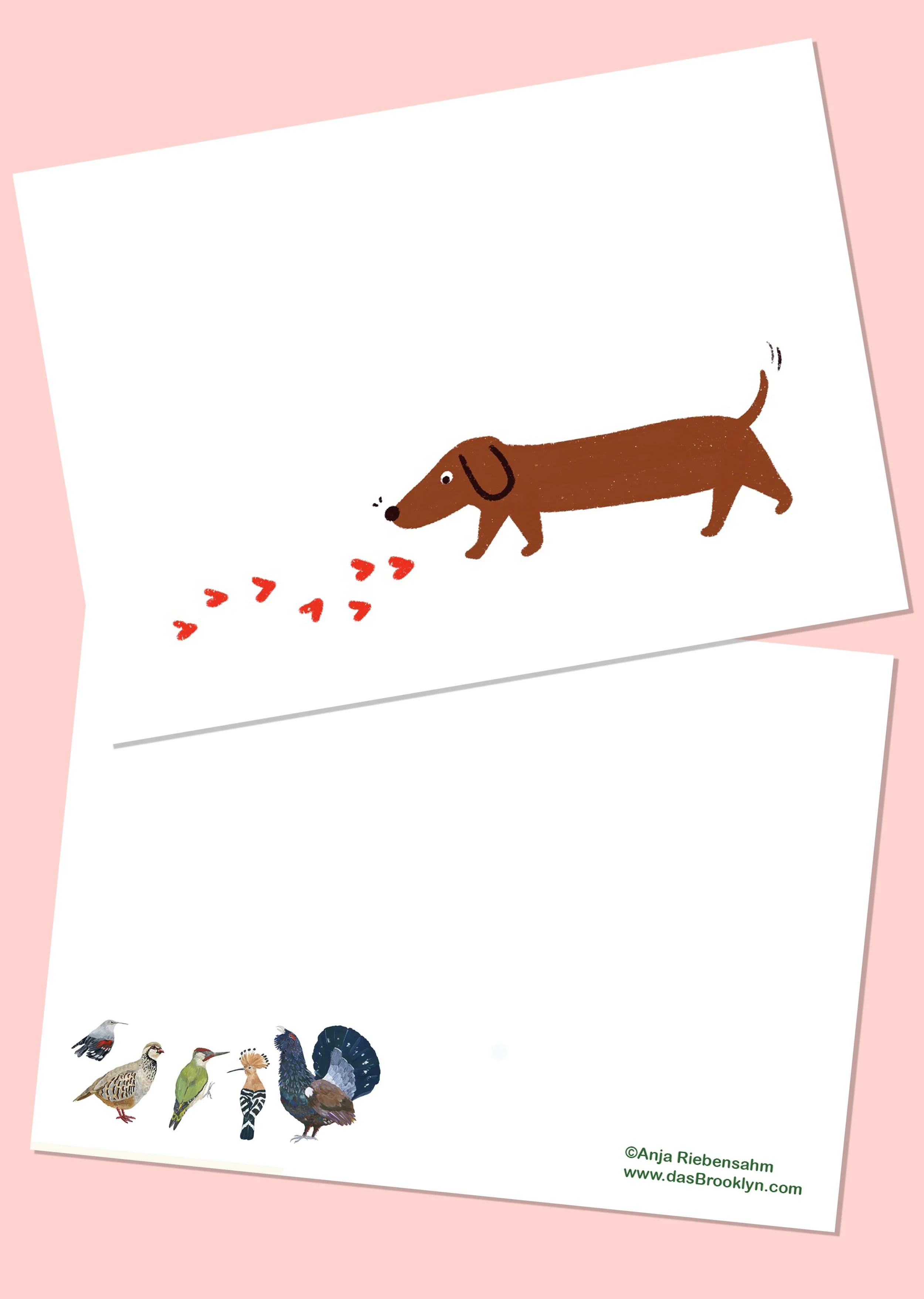 Postal - Por la senda del amor