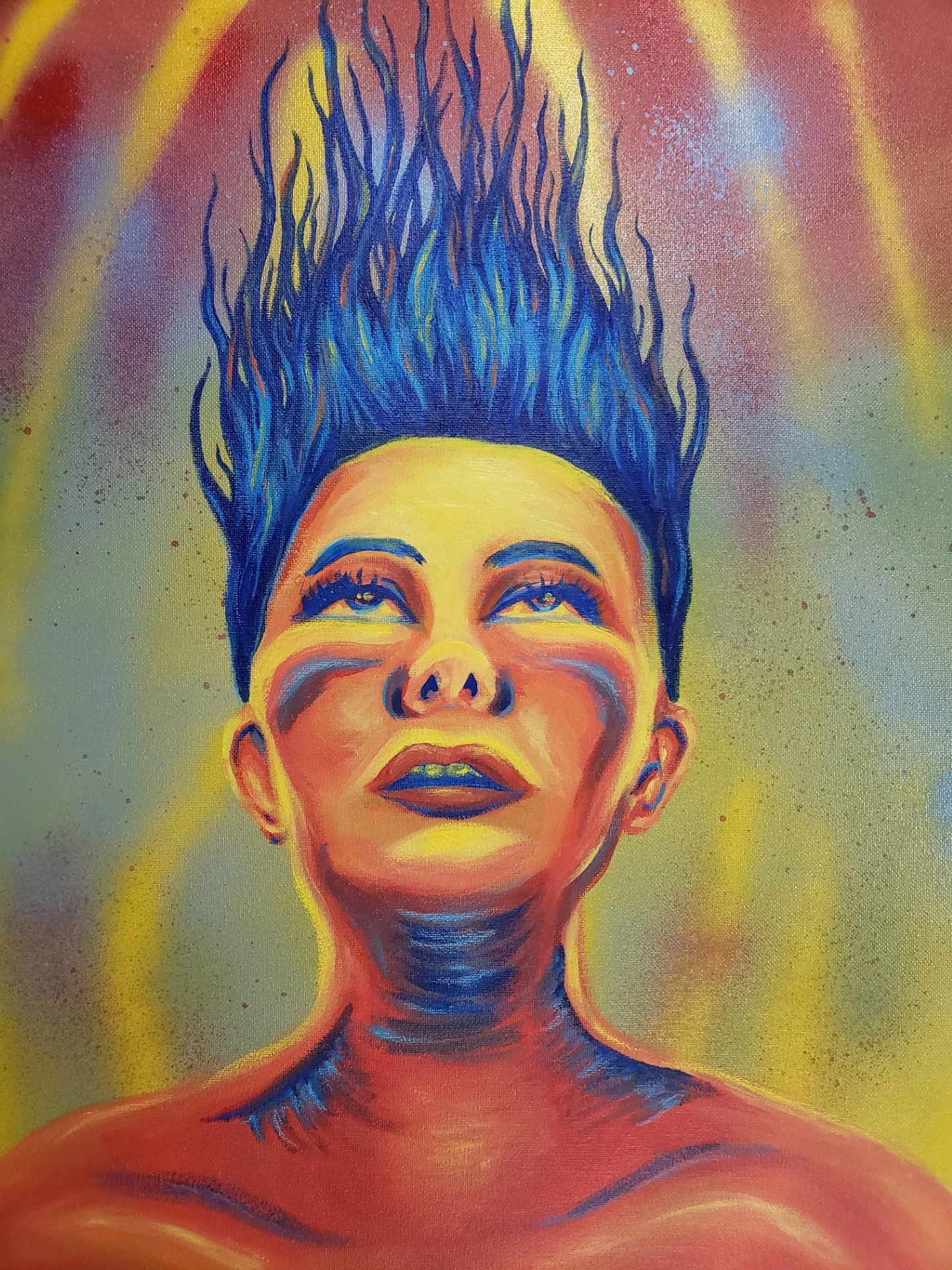 Sebastian Plumb /
Tints /
2025 /
Acrylic, Spray Paint, and Wax Pastel on Canvas /
14" x 16"