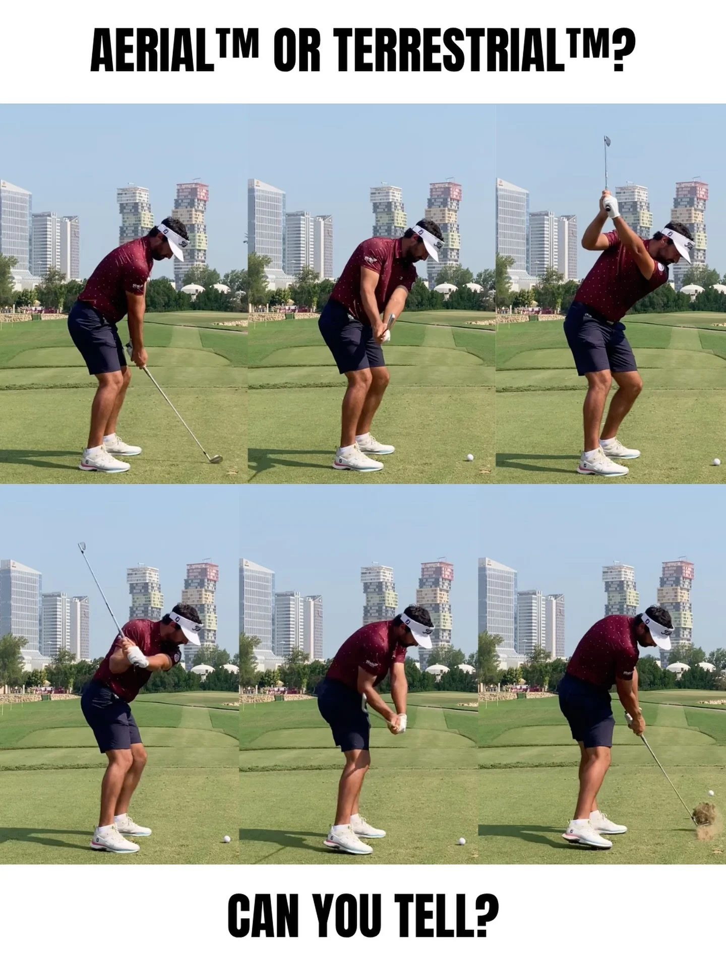 🏌️ AERIAL&trade; OR TERRESTRIAL&trade;?

Can you recognize a golfer&rsquo;s natural movement just by watching their swing? 👀

Look at the posture.
Look at how they use the ground.
Look at how the body moves through the shot.

What do YOU see?

👇 A