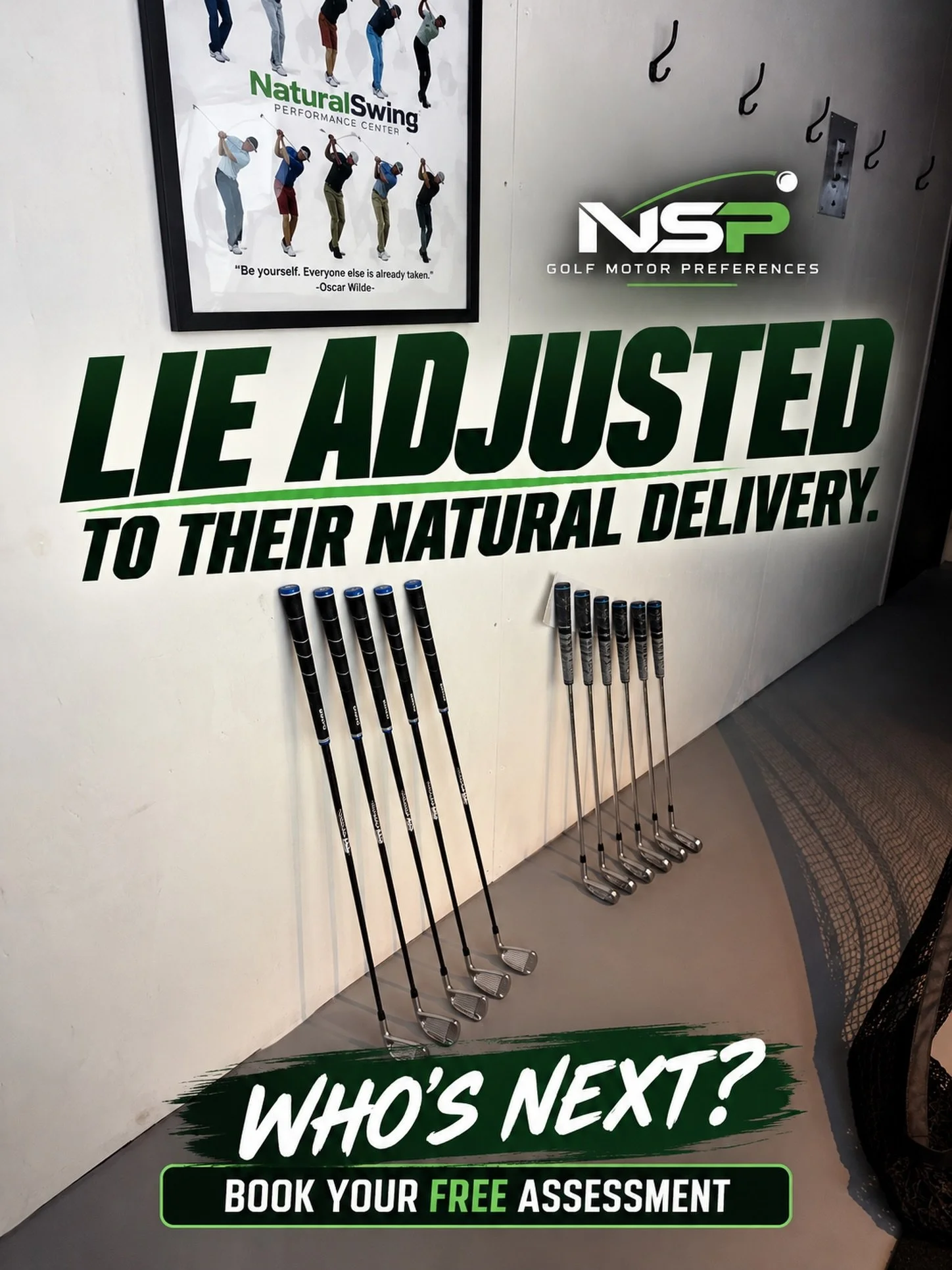 ⛳ YOUR CLUBS SHOULD WORK WITH YOUR SWING, NOT AGAINST IT.

Another set of irons adjusted at NSP Golf Studio! 🔧

We believe club fitting should start with the golfer, not a generic standard.

That&rsquo;s why we analyze your natural posture, balance,