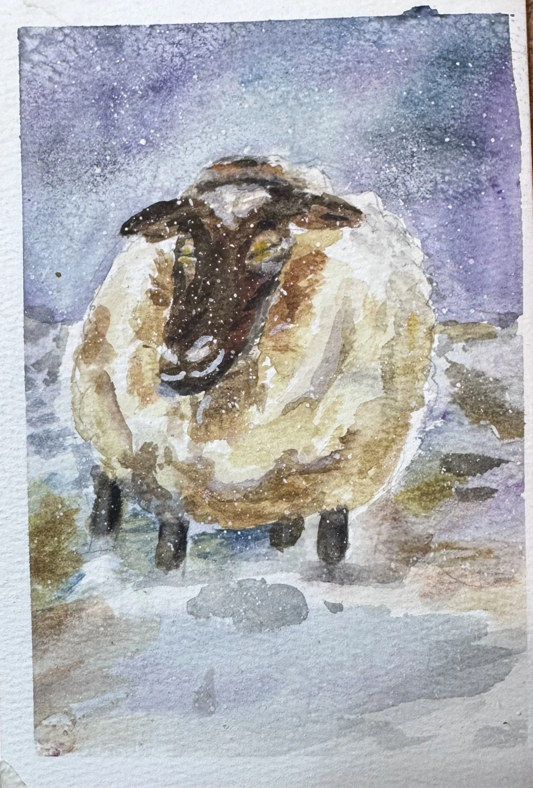 3. Winter Sketchbook Cards: Quiet Light, Snowfall &amp; Small Joys