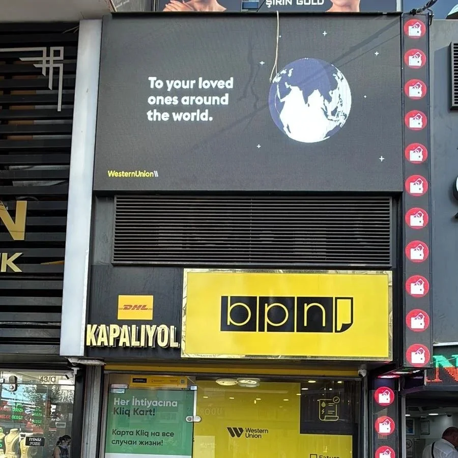 Antalya Muratpaşa Kapalıyol Western Union hizmet noktası