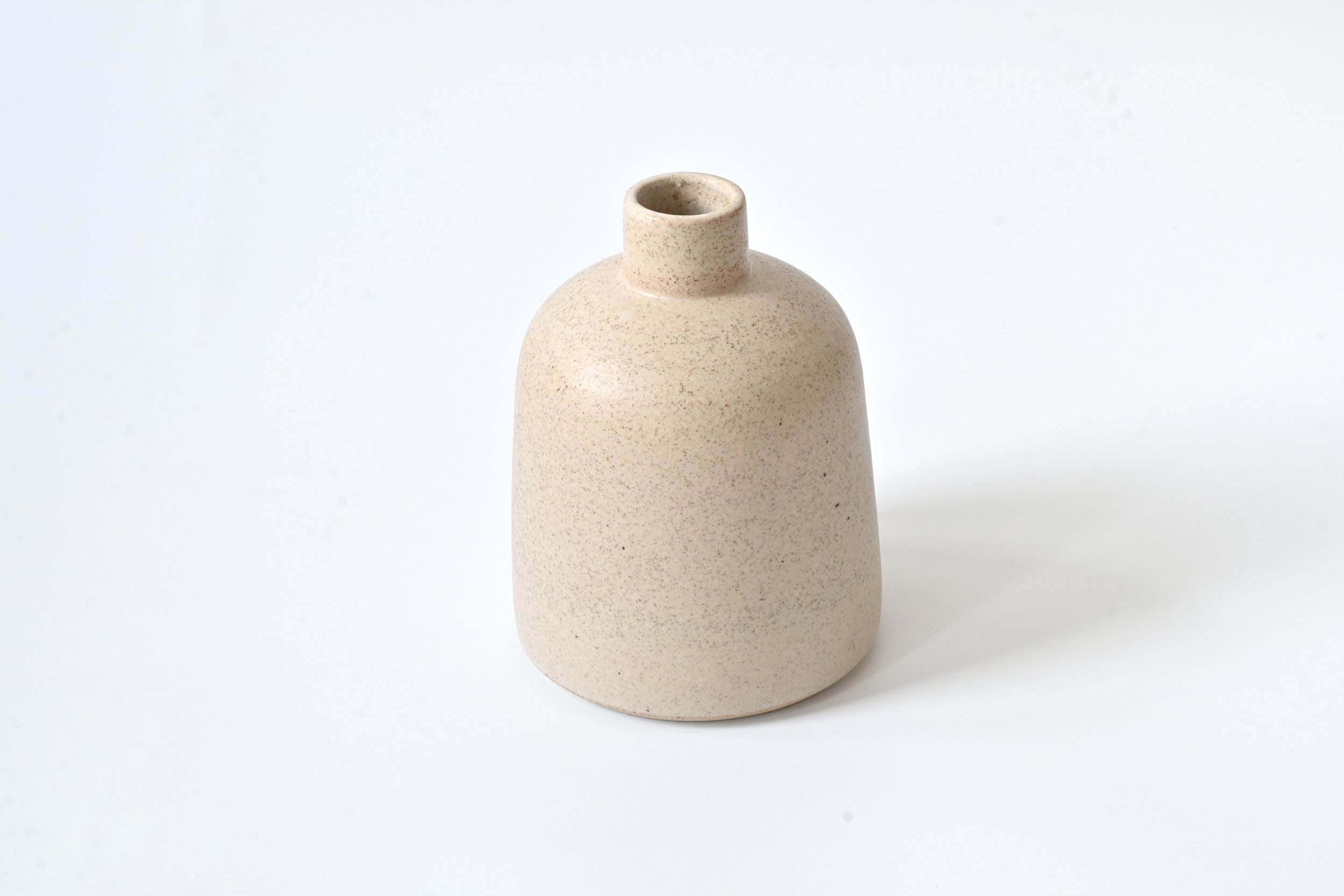 matte almond vase