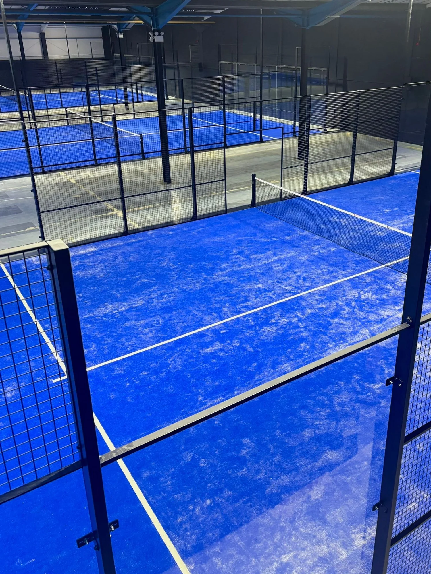 Padel Up courts and club interior