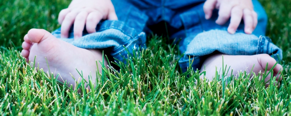Hydroseeded lawns in the Treasure Valley of Idaho are the perfect place for children to play