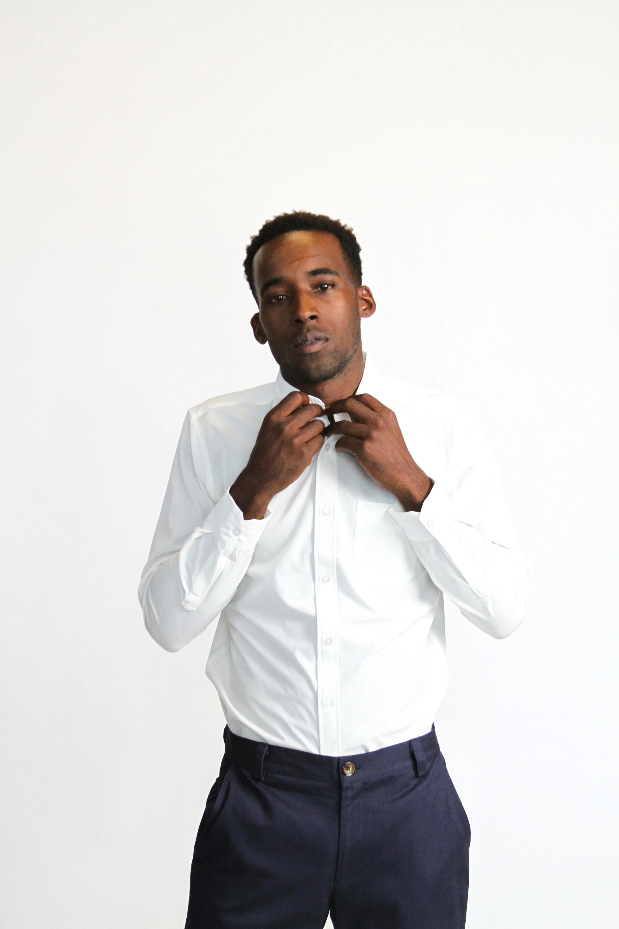 Finery Men's White Button Down Shirt (Copy)