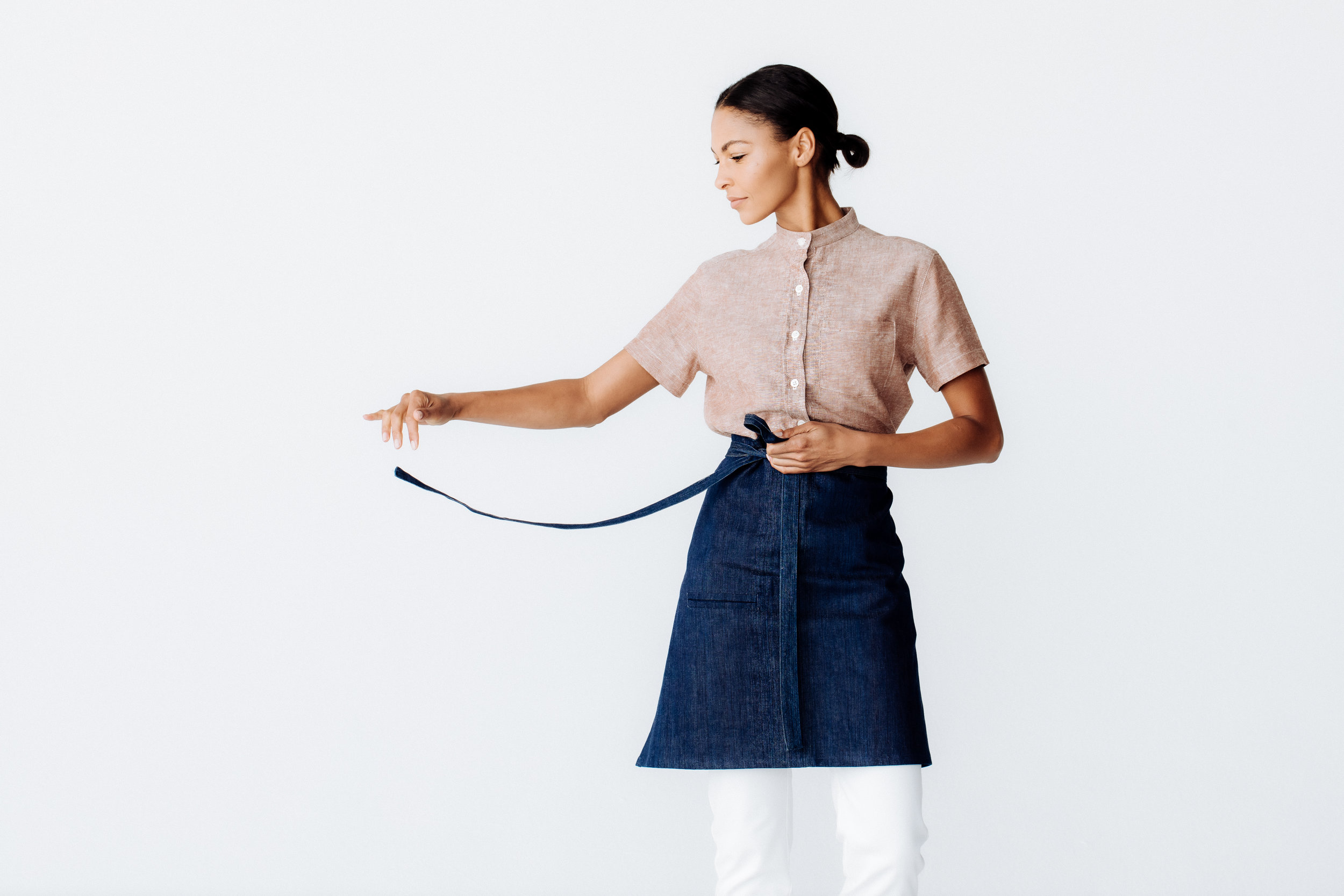Finery Half Apron, Welt Pocket, Server Uniform (Copy)