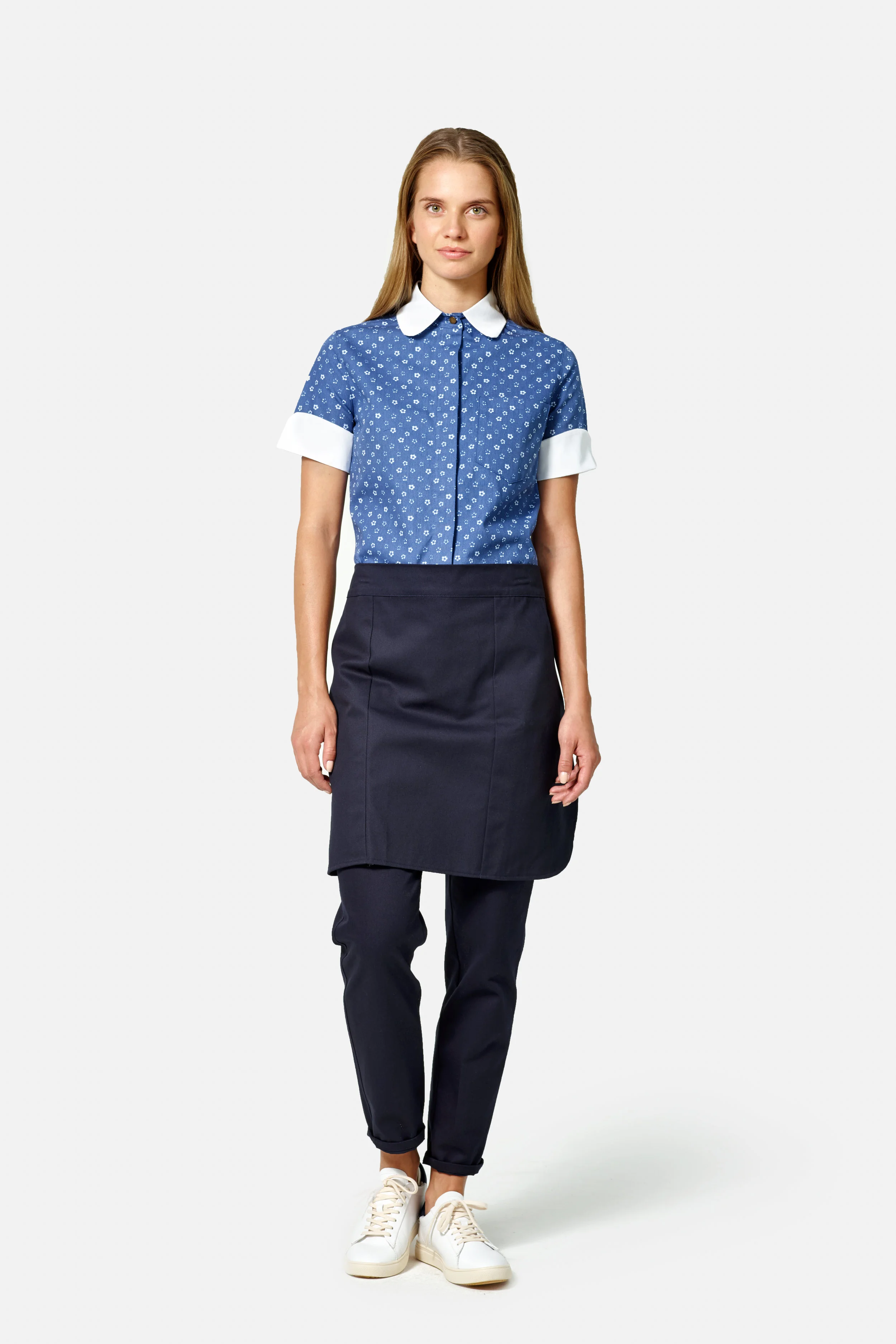 Finery Women’s Peter Pan Collar Shirt, Hotel Uniform (Copy)