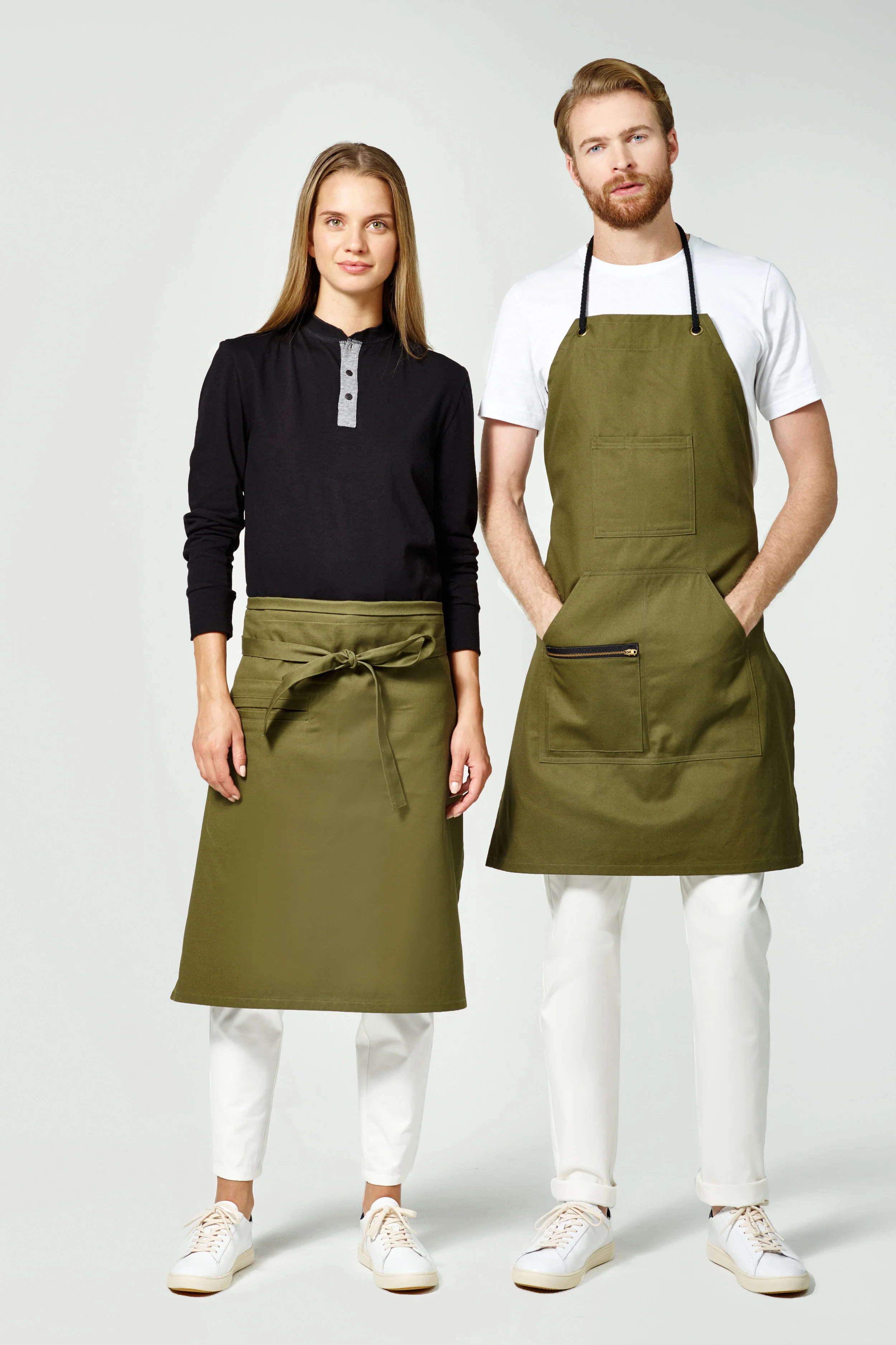 Finery Half Apron and Unisex Bib Apron, Server Uniforms (Copy)