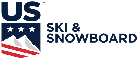 U.S. Ski & Snowboard logo with mountains and stars.