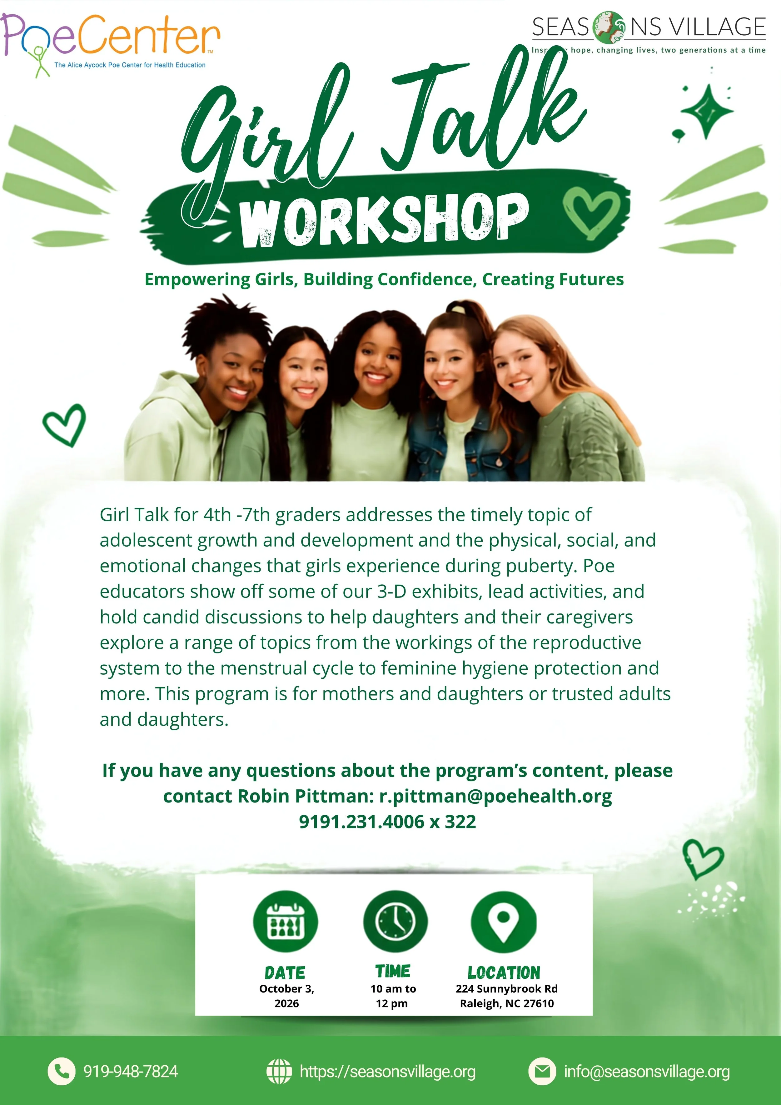 Girl Talk Workshop