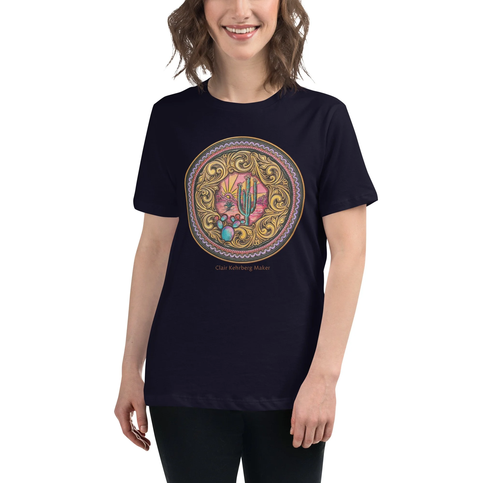 Desert Cactus Women's Relaxed T-Shirt