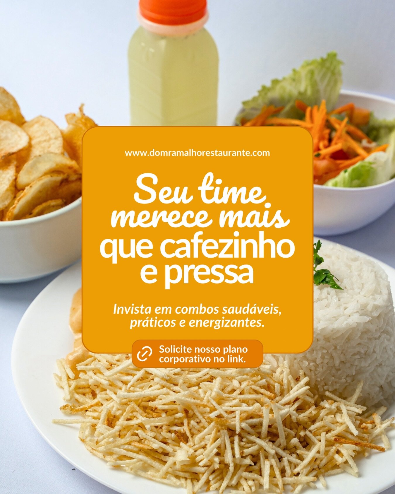 O plano de alimenta&ccedil;&atilde;o perfeito para sua empresa. Acesse nosso site e solicite sua proposta. #marmitasexecutivas #domramalhorestaurante #brasilia