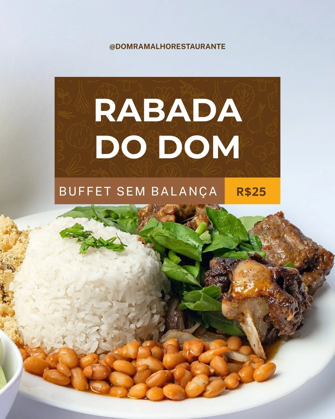 S&aacute;bado &eacute; dia de Rabada aqui no Dom Ramalho. Das 11h as 15h, na pra&ccedil;a de alimenta&ccedil;&atilde;o do Carrefour, Park Sul. (ao lado do Park Shopping).