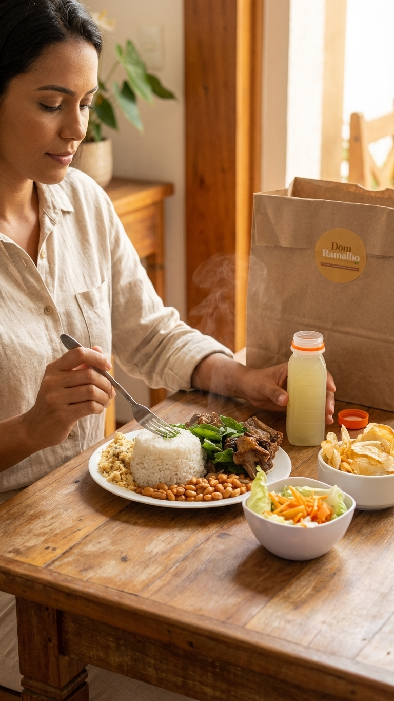 Almoço no meio da correria: como pedir sem perder tempo