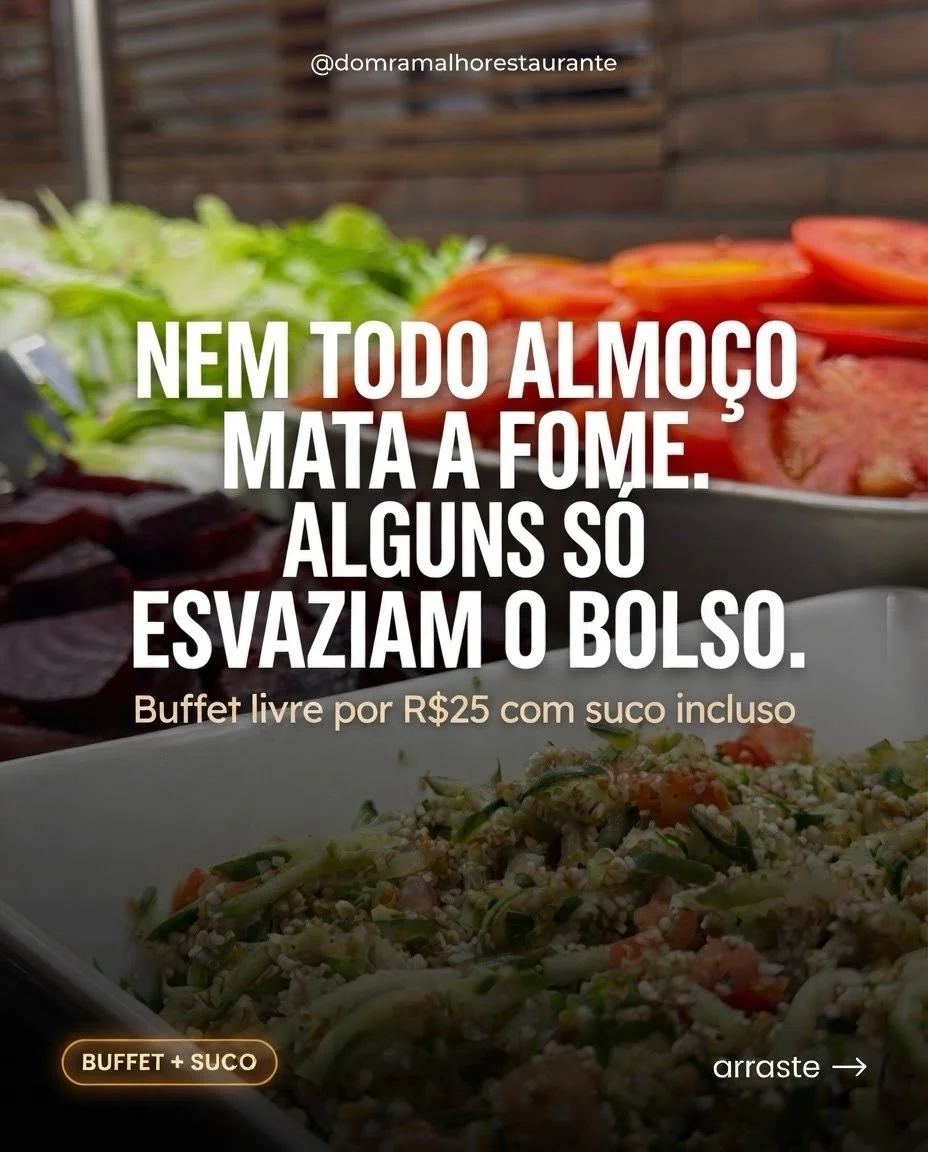 Experimente uma vez. Depois nos conte por que tanta gente sempre volta.

No Dom Ramalho Restaurante, voc&ecirc; encontra um buffet sem balan&ccedil;a em Bras&iacute;lia com comida brasileira preparada diariamente, ingredientes frescos e o verdadeiro 