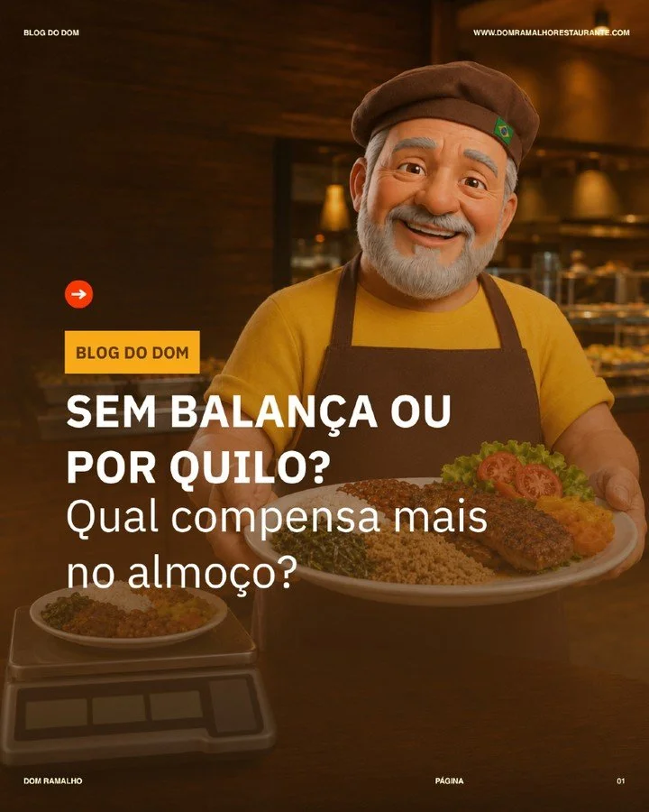 Voc&ecirc; monta o prato e s&oacute; depois descobre o pre&ccedil;o? 

No restaurante por quilo, cada por&ccedil;&atilde;o aumenta o valor da refei&ccedil;&atilde;o. No buffet sem balan&ccedil;a, voc&ecirc; sabe quanto vai pagar antes mesmo de se ser